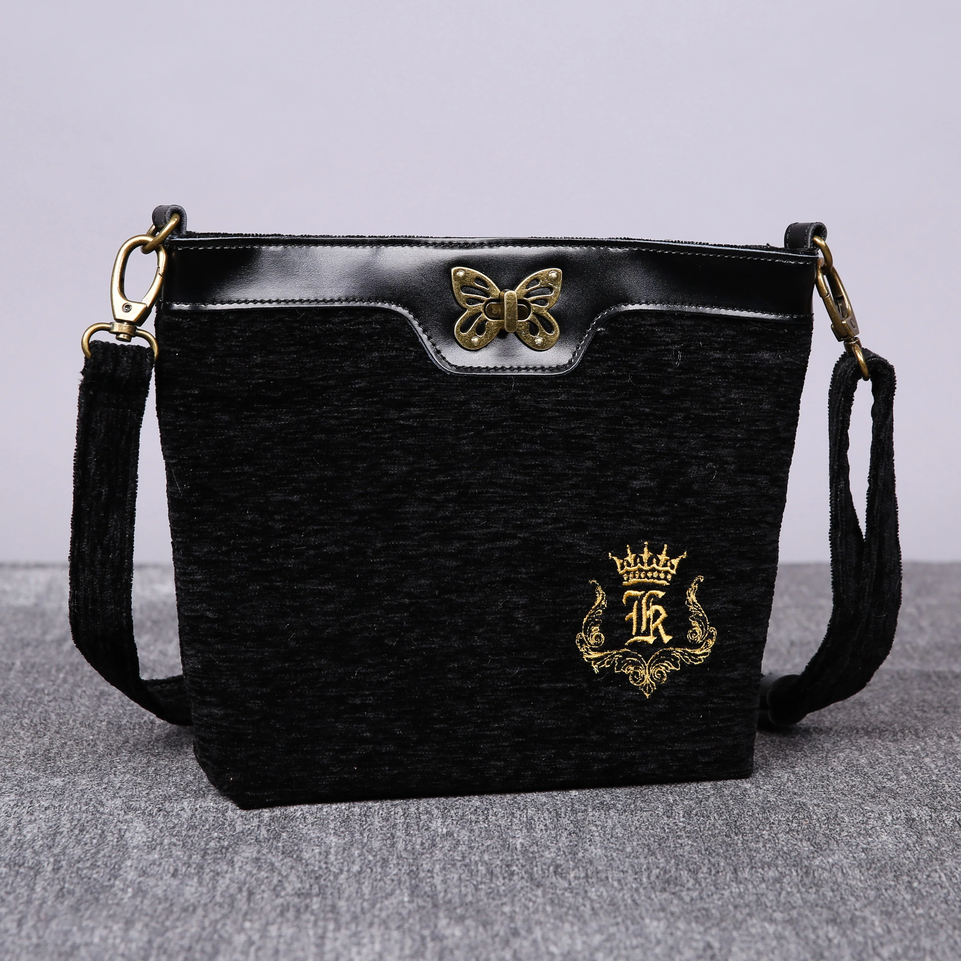 Luxury Monogrammed Black Cross Body - Image 4