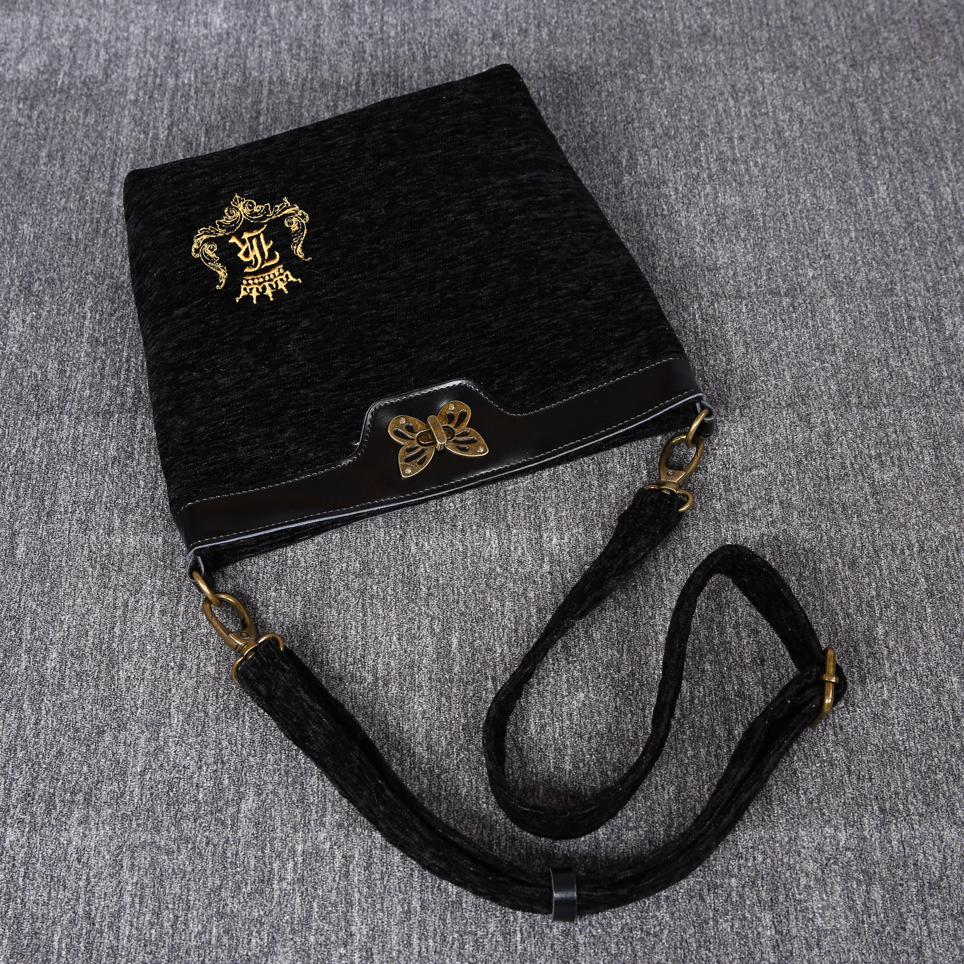 Luxury Monogrammed Black Cross Body - Image 7