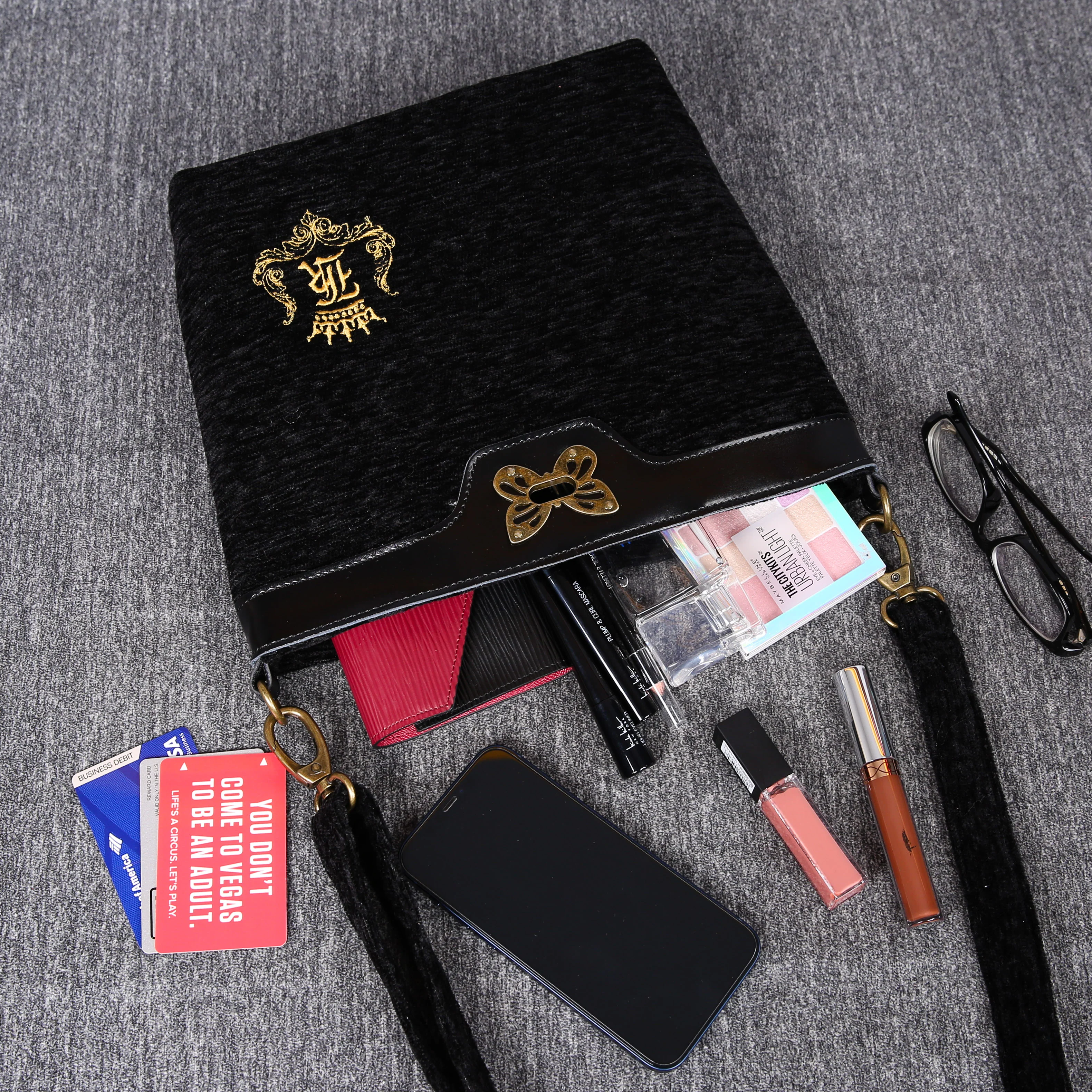 Luxury Monogrammed Black Cross Body - Image 8