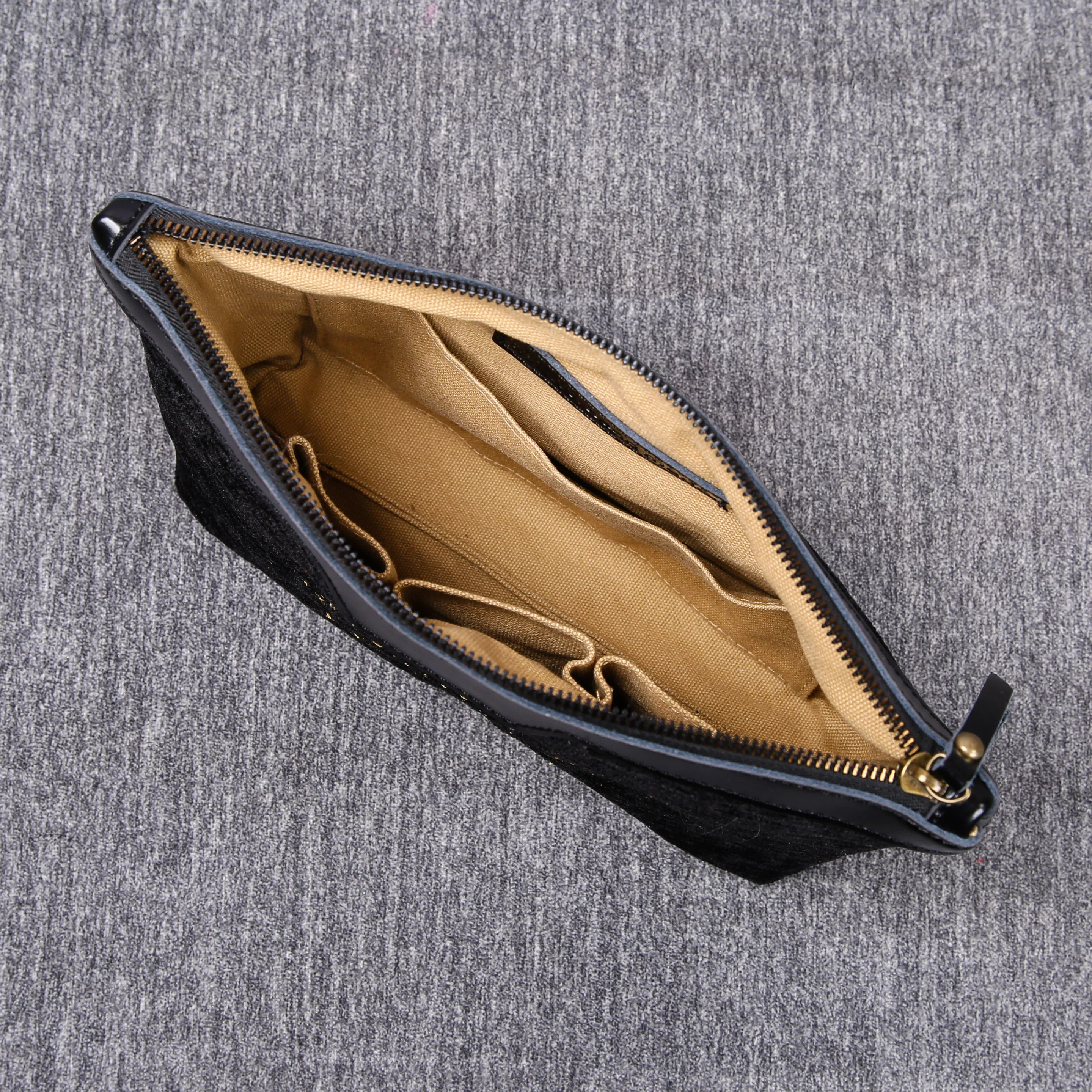 Luxury Monogrammed Black Make up Bag - Image 8