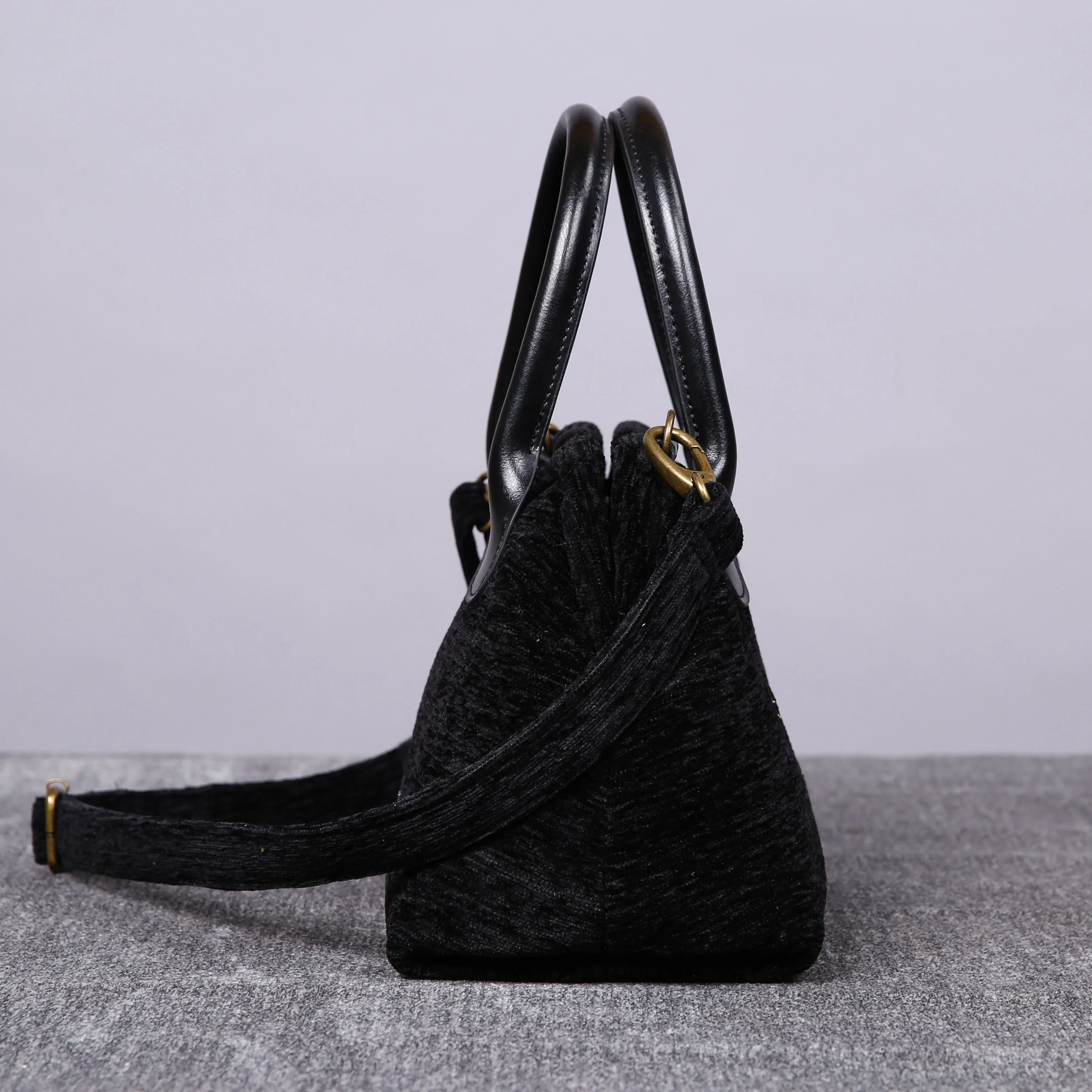 Luxury Monogrammed Black Satchels - Image 6