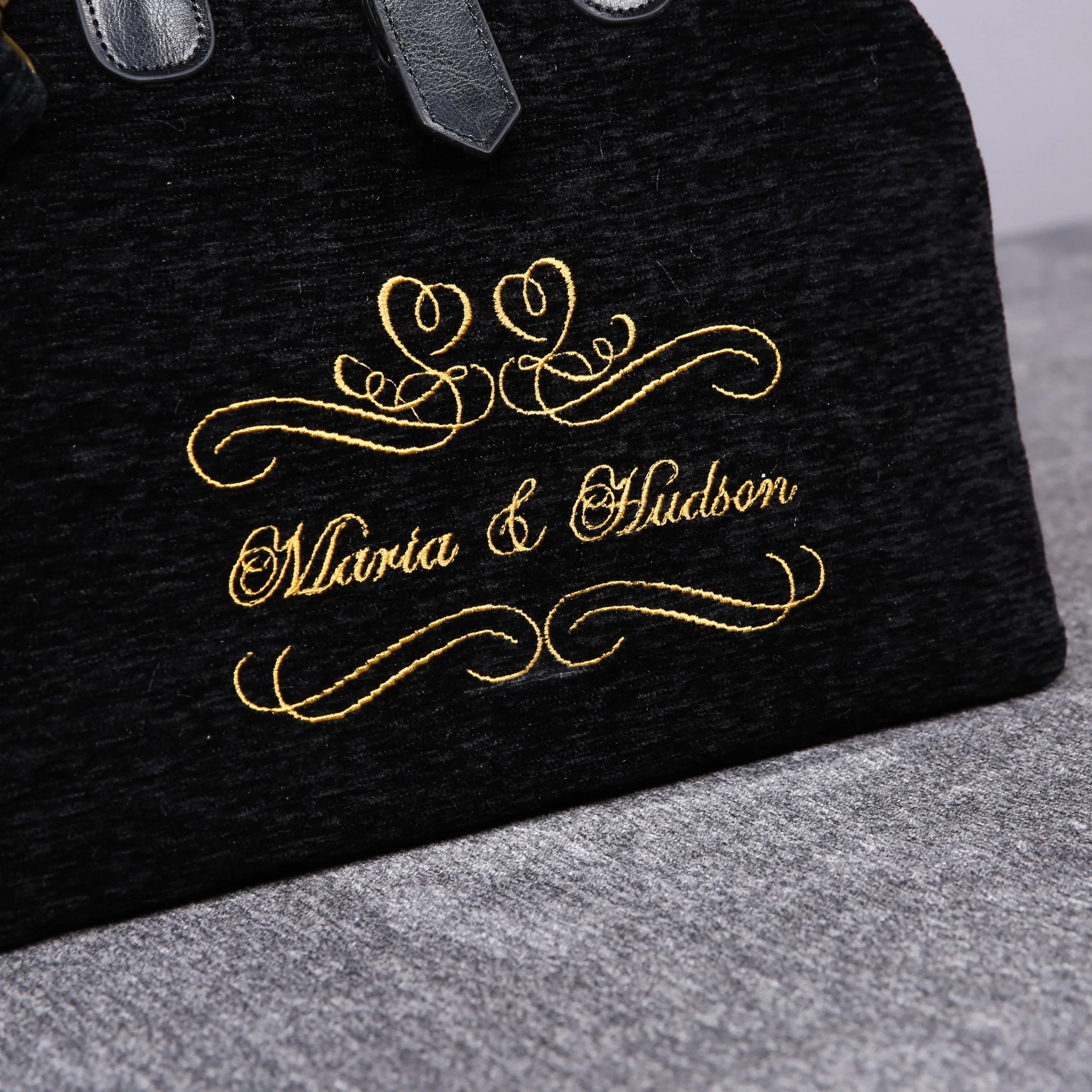 Luxury Monogrammed Black Purses - Image 4