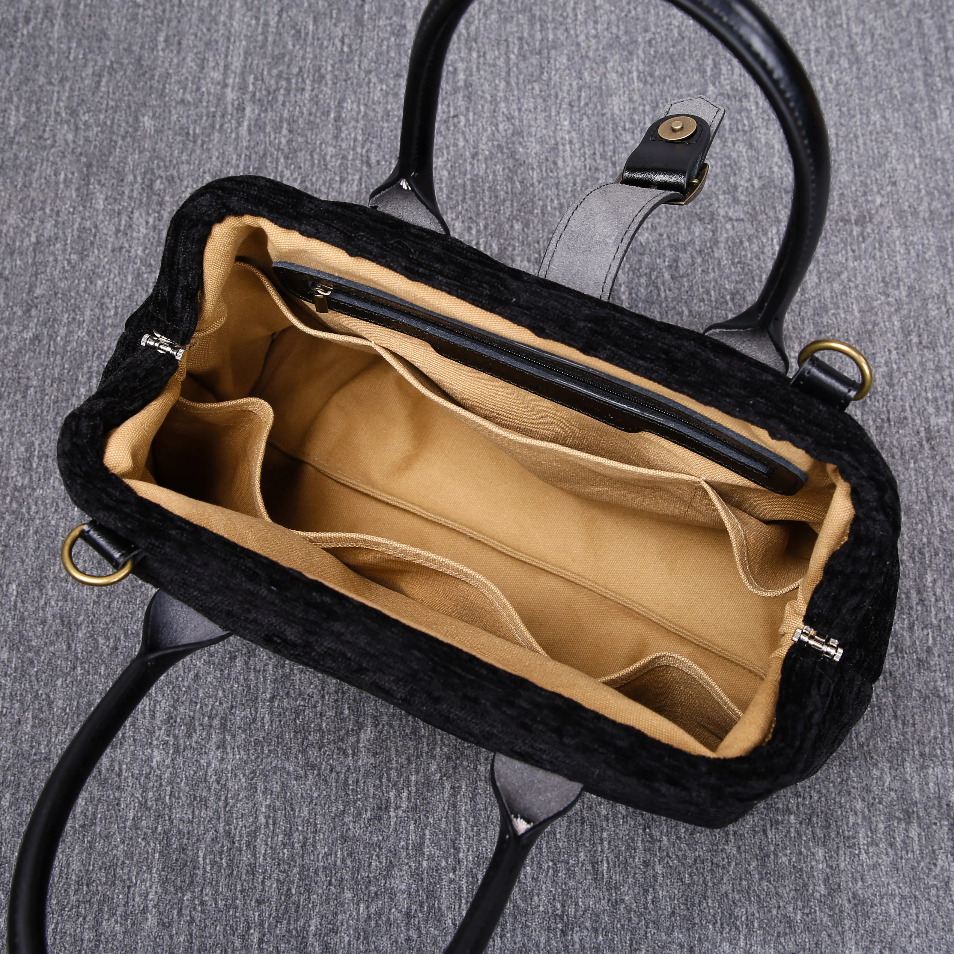 Luxury Monogrammed Black Purses - Image 9