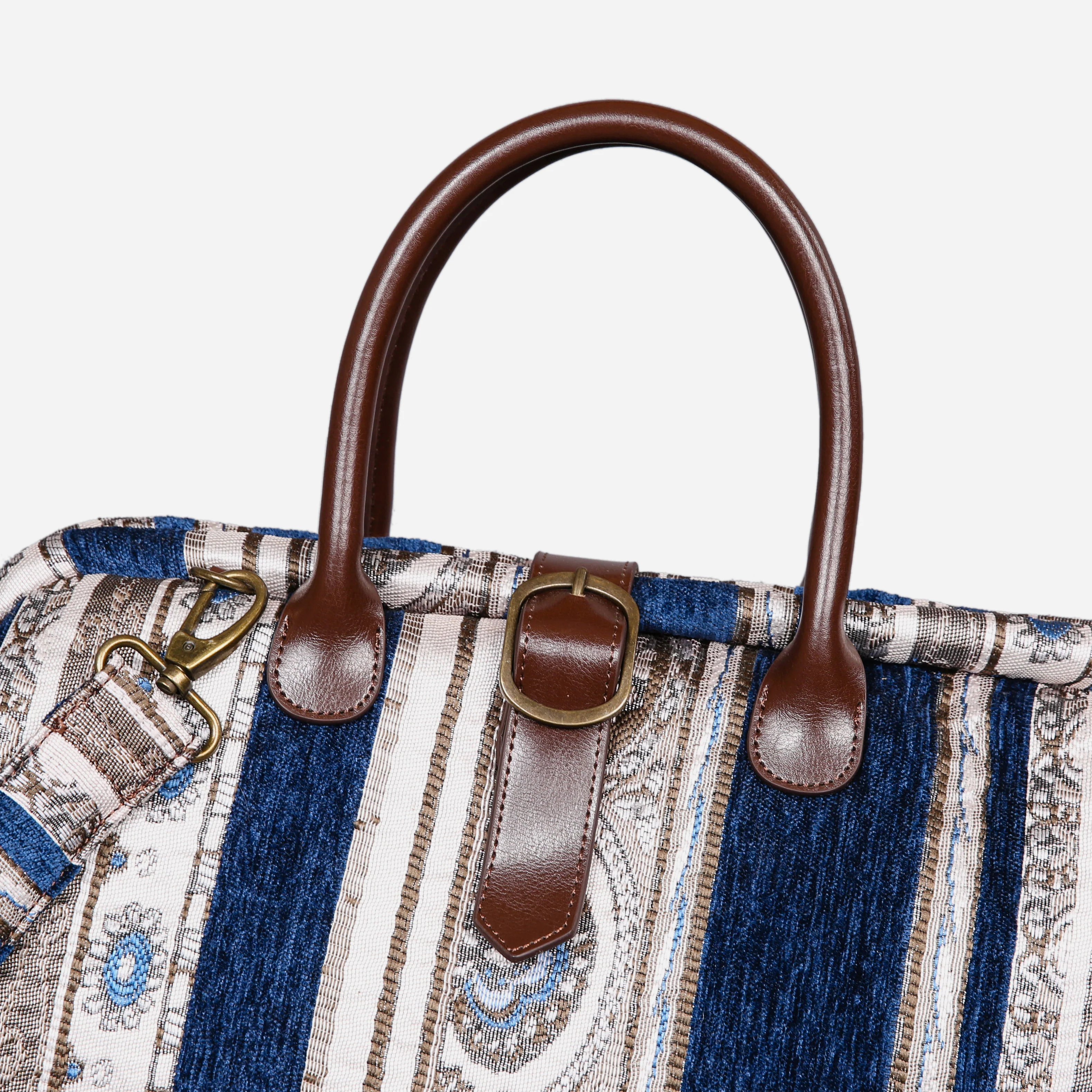 Ethnic Stripes Navy Mary Poppins Weekender - Image 4