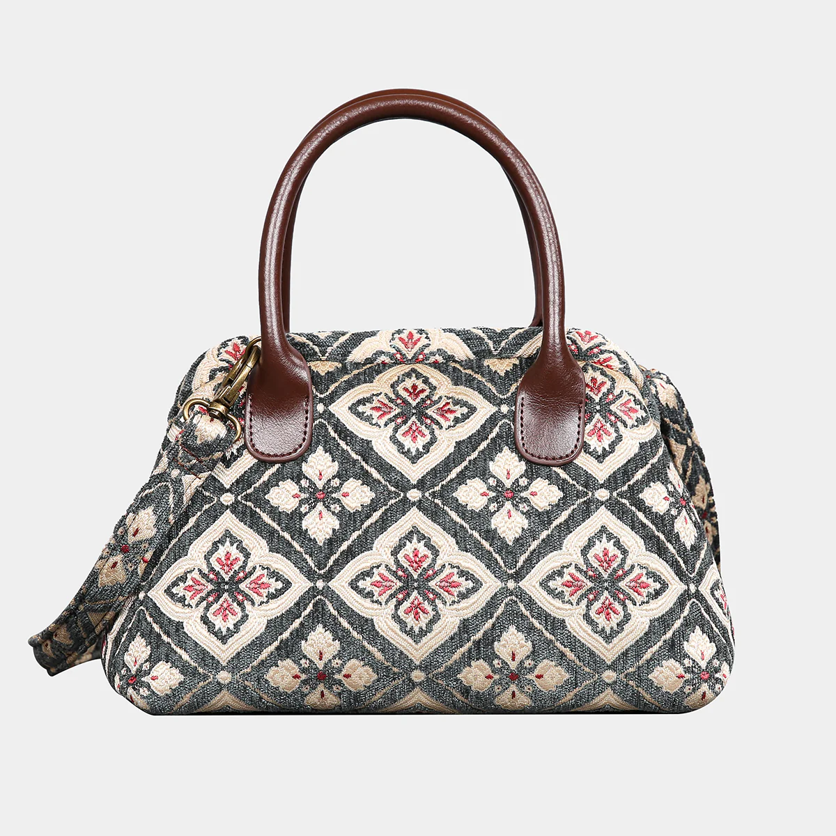 Ethnic Green Carpet Satchel