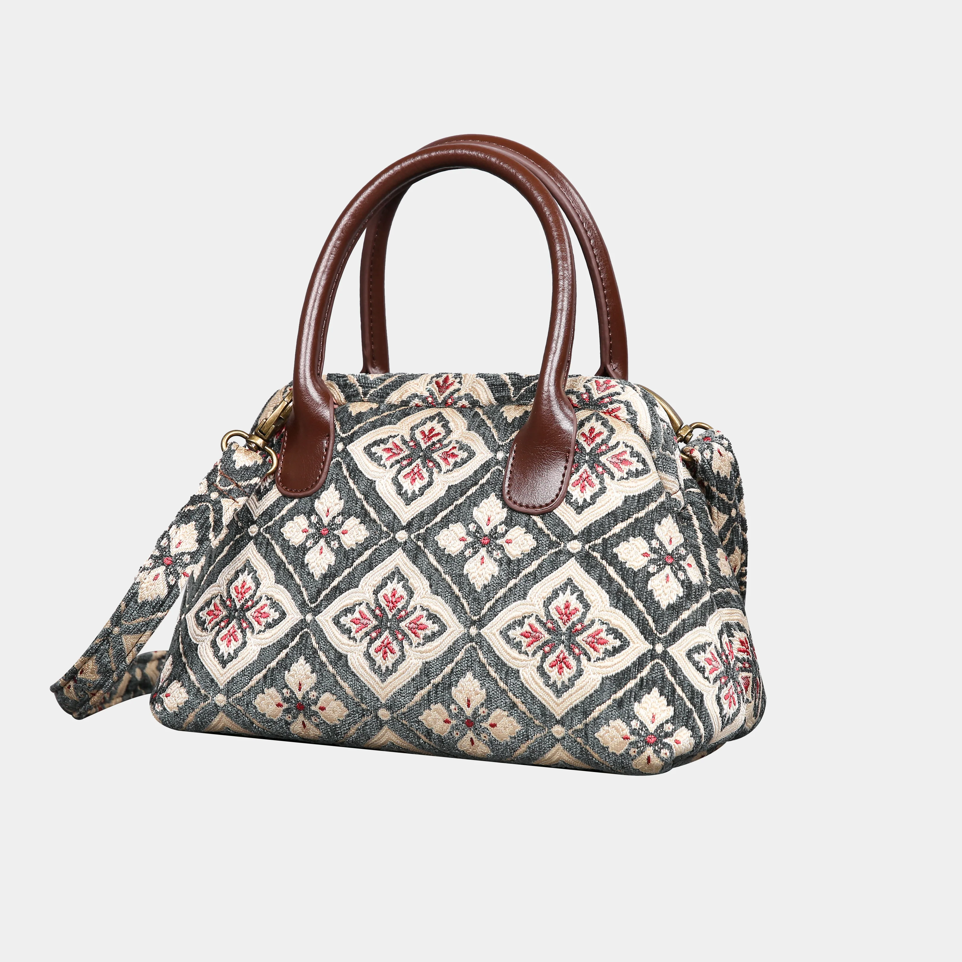 Ethnic Green Carpet Satchel - Image 2