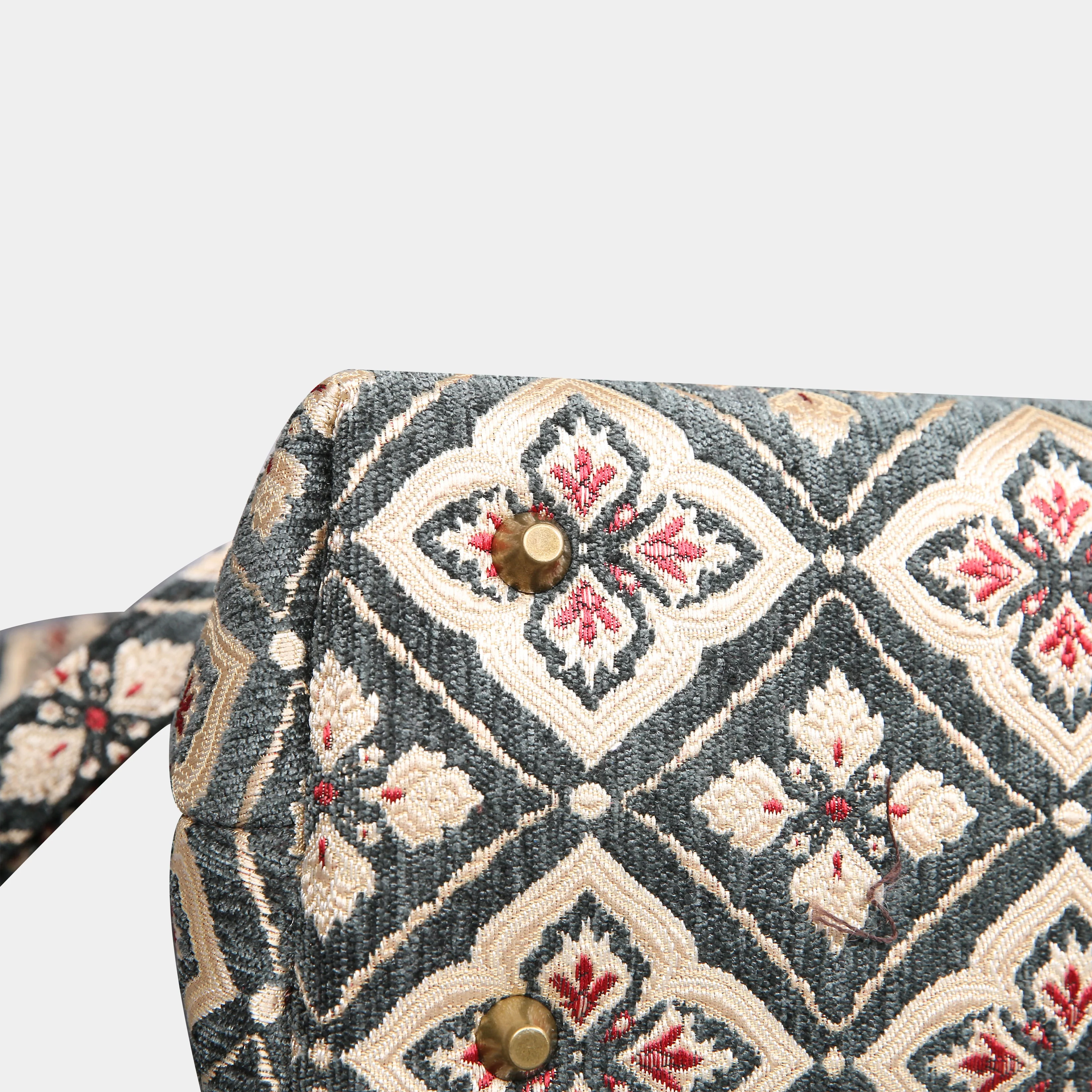 Ethnic Green Carpet Satchel - Image 4