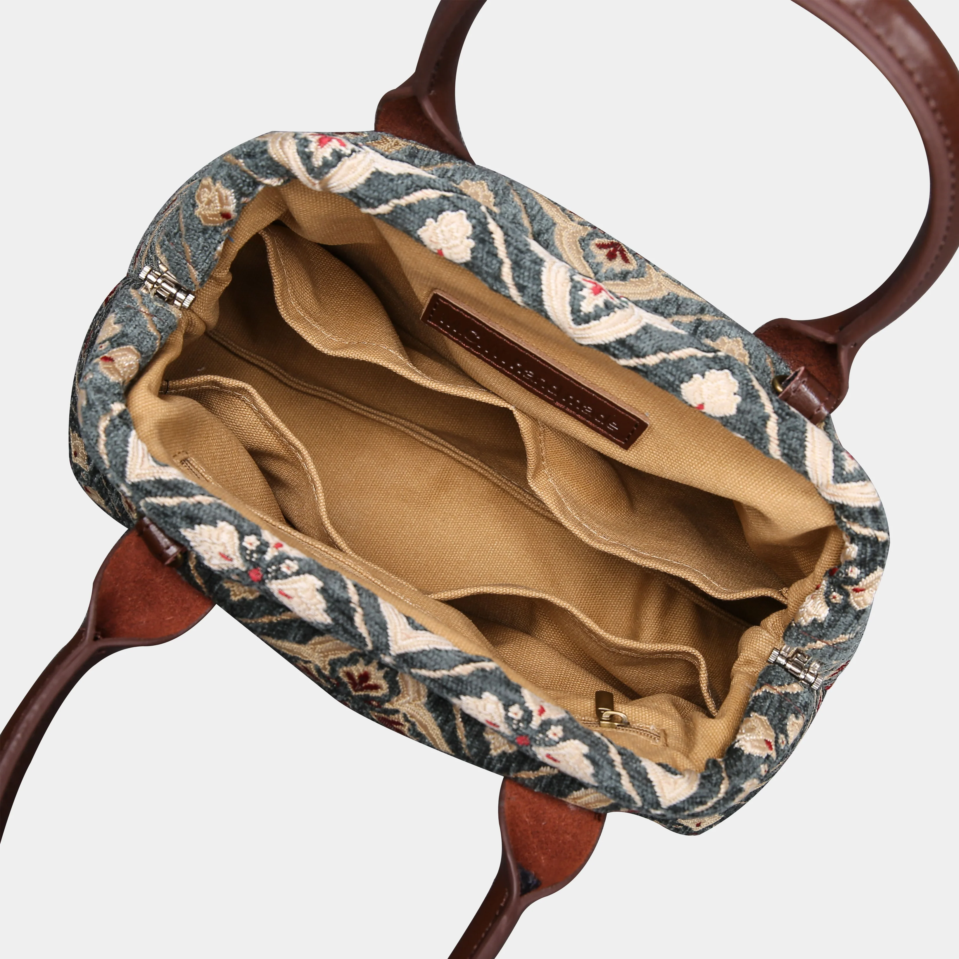 Ethnic Green Carpet Satchel - Image 6