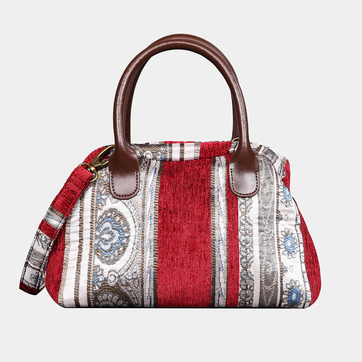 Ethnic Stripes Red Carpet Satchel