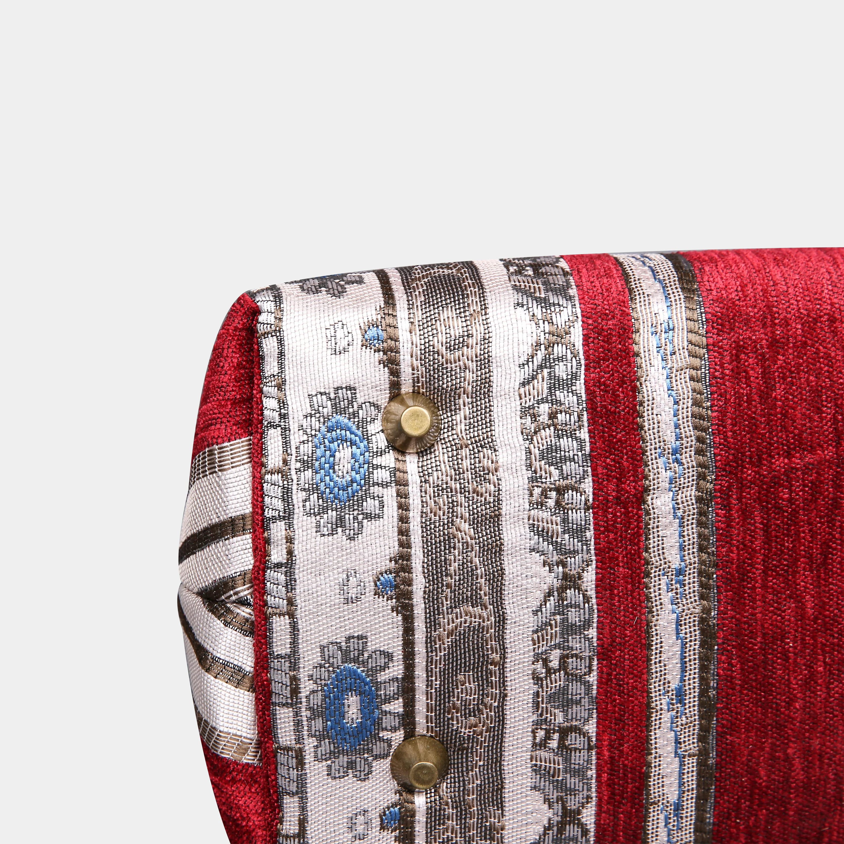 Ethnic Stripes Red Carpet Satchel - Image 5