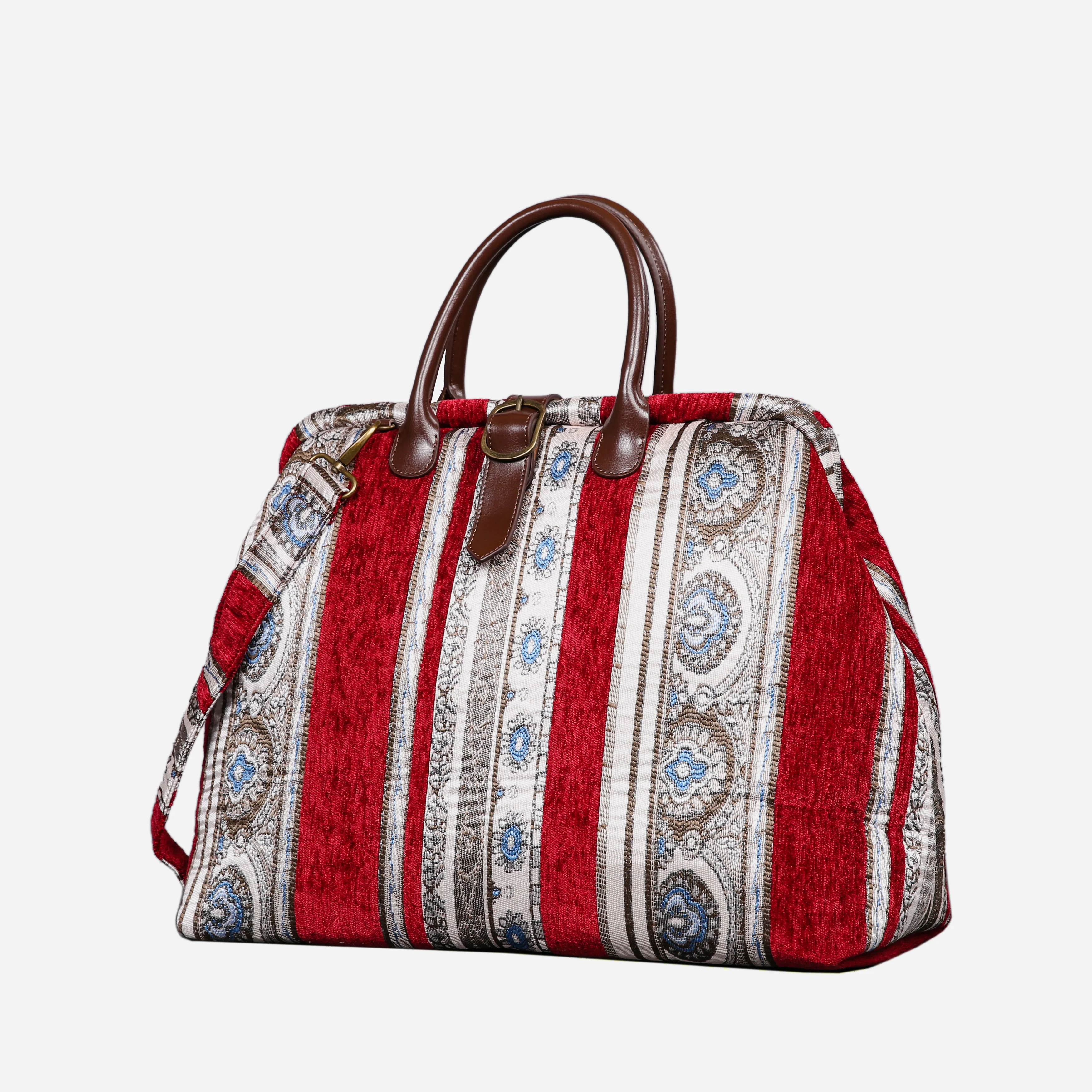 Ethnic Stripes Red Mary Poppins Weekender - Image 3