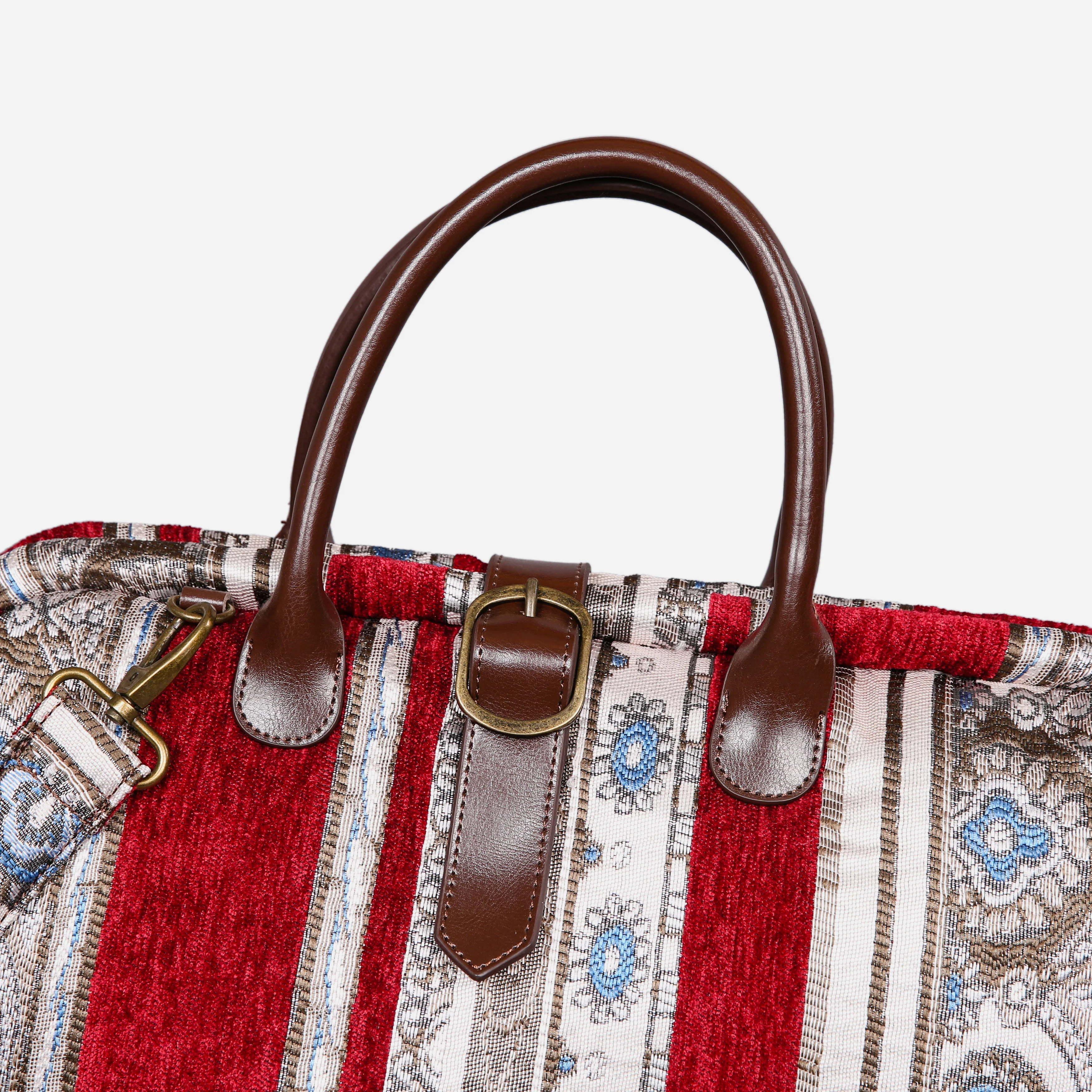 Ethnic Stripes Red Mary Poppins Weekender - Image 4