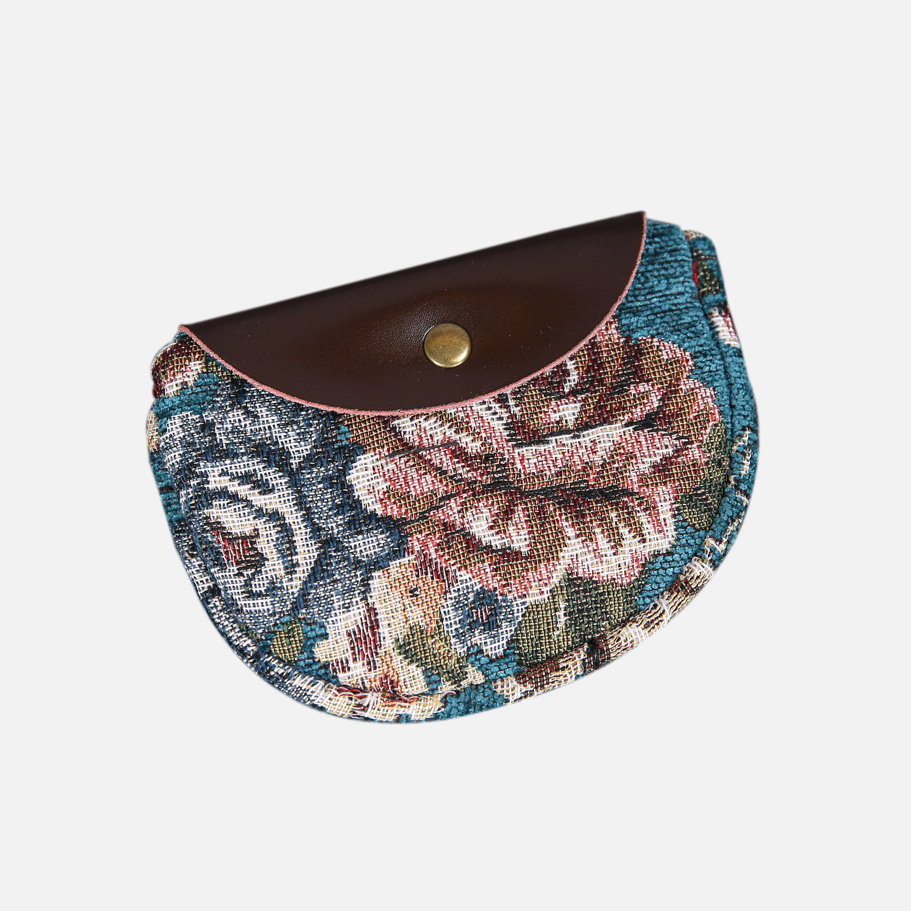Floral Teal Rosary Bag - Image 3
