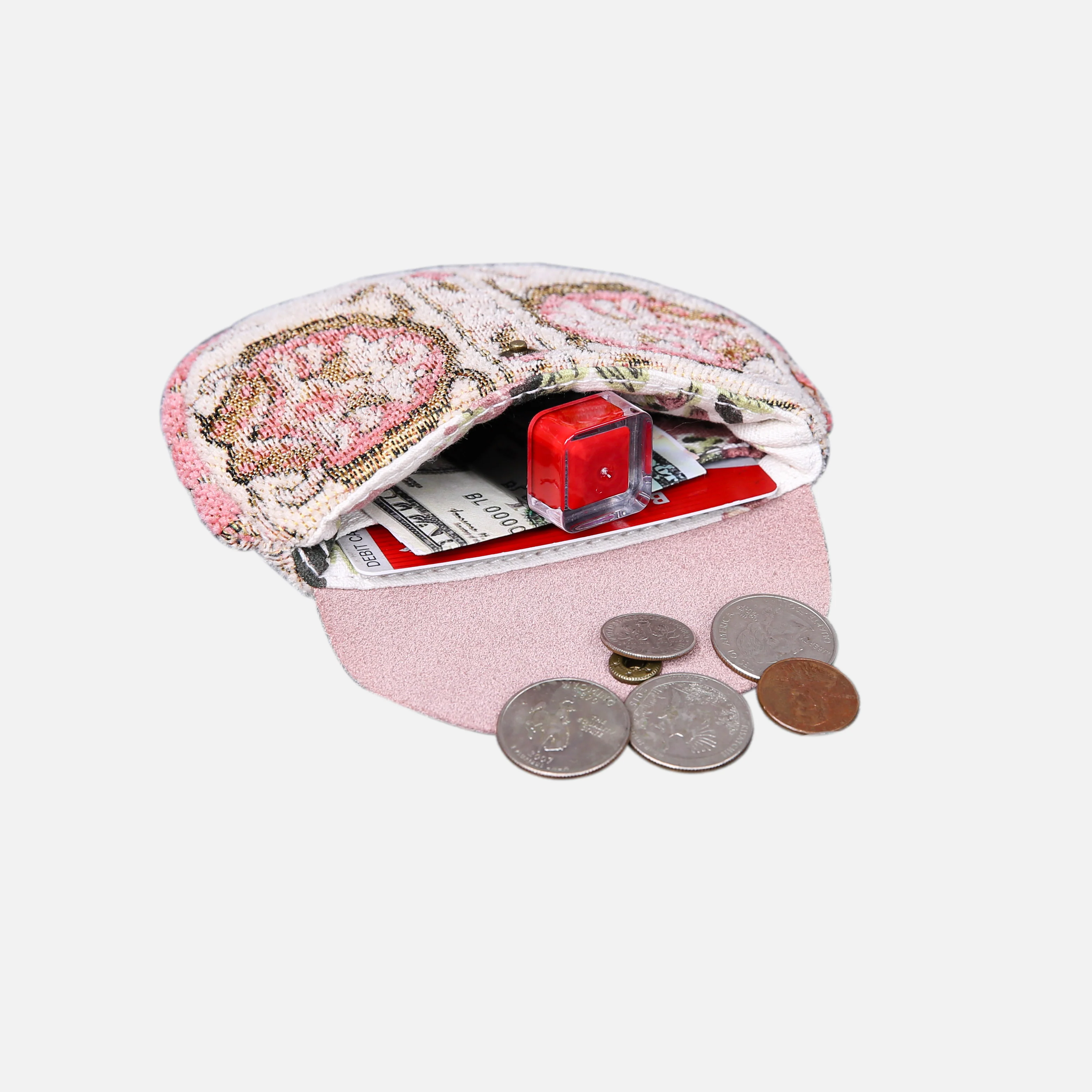 Golden Age Pink Rosary Bag - Image 6