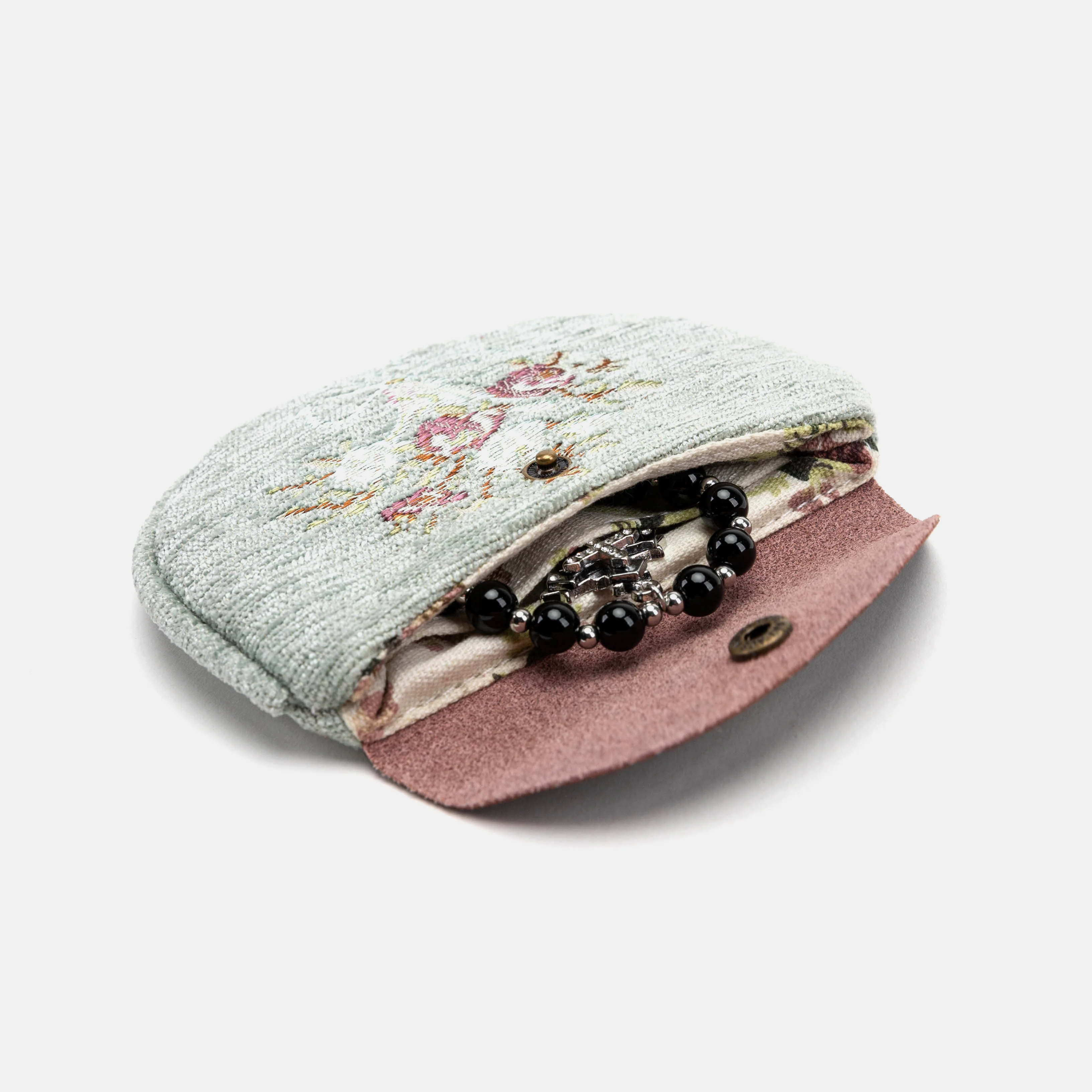 Bouquet Pattern Rosary Bag - Image 3
