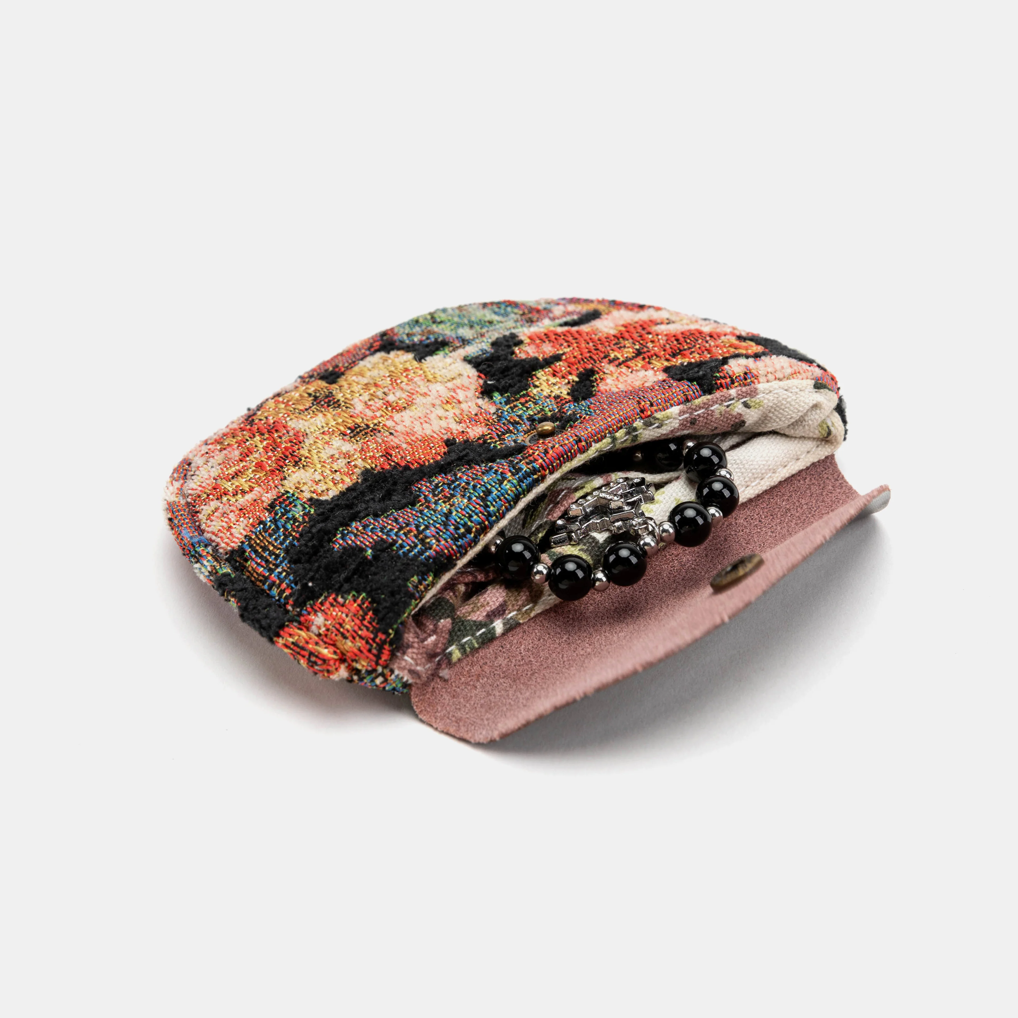 Floral Rose Rosary Bag - Image 3