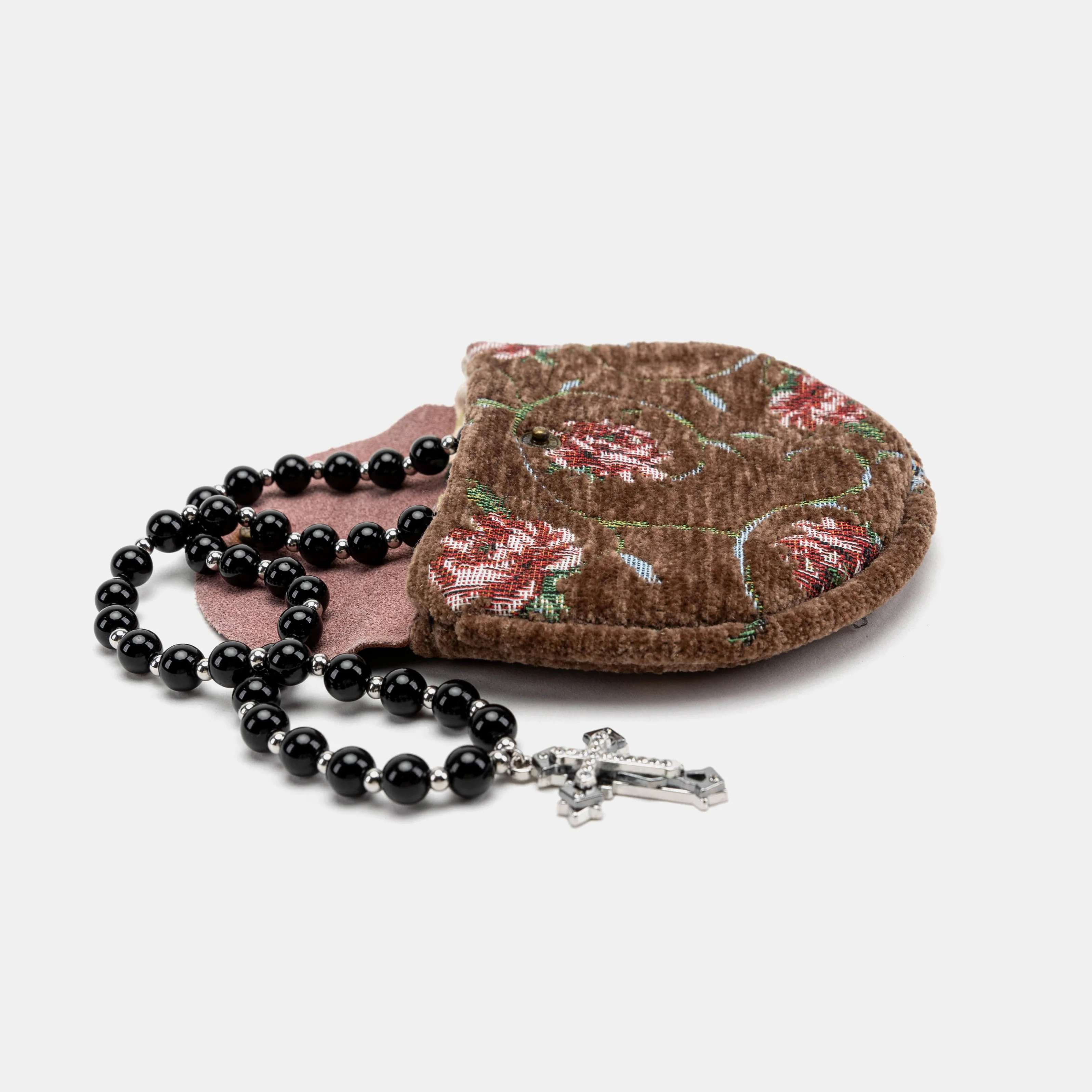 Rose Series Coffee Rosary Bag
