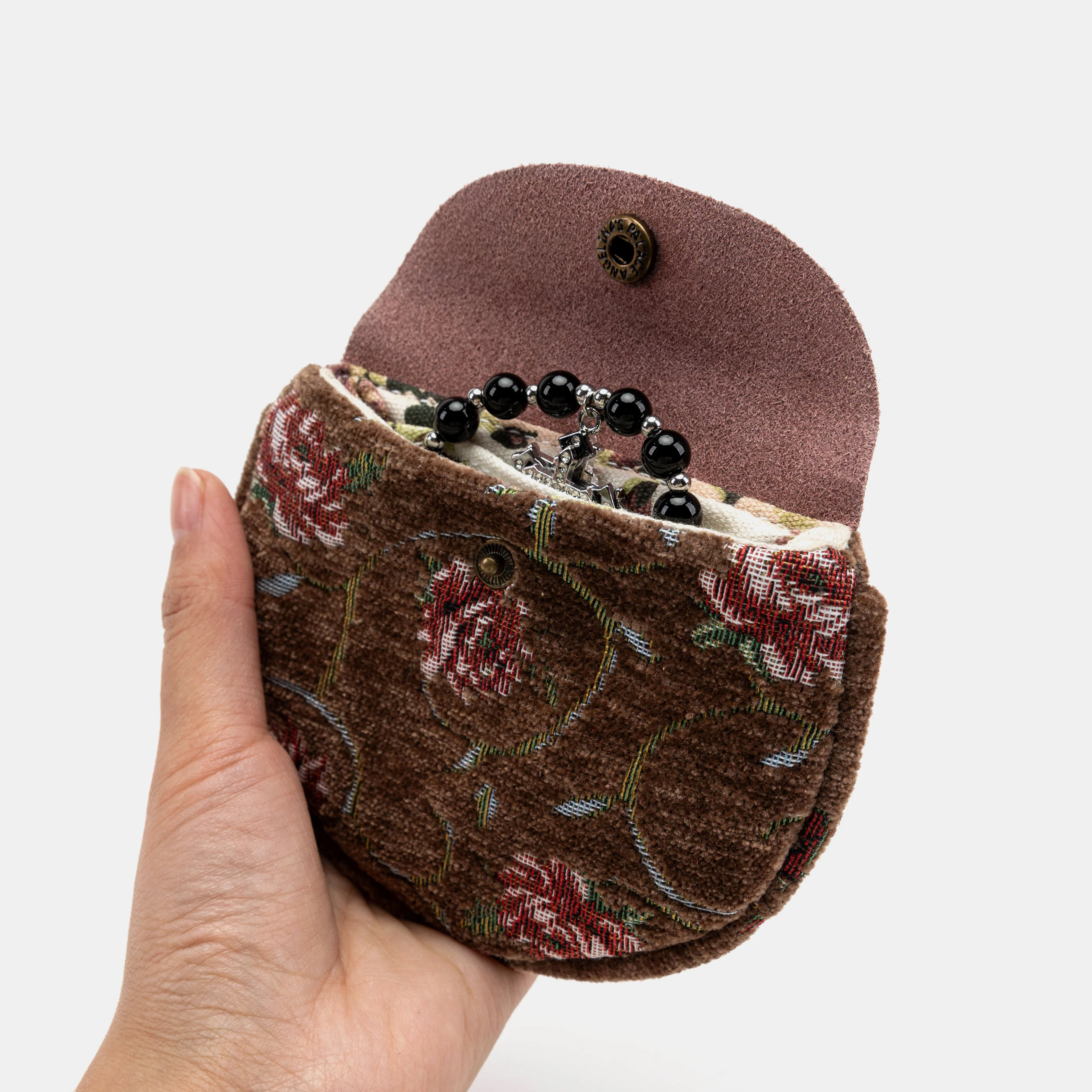Rose Series Coffee Rosary Bag - Image 5