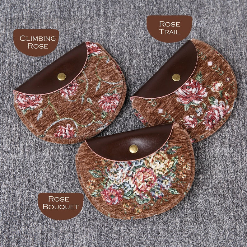 Rose Series Coffee Rosary Bag - Image 7