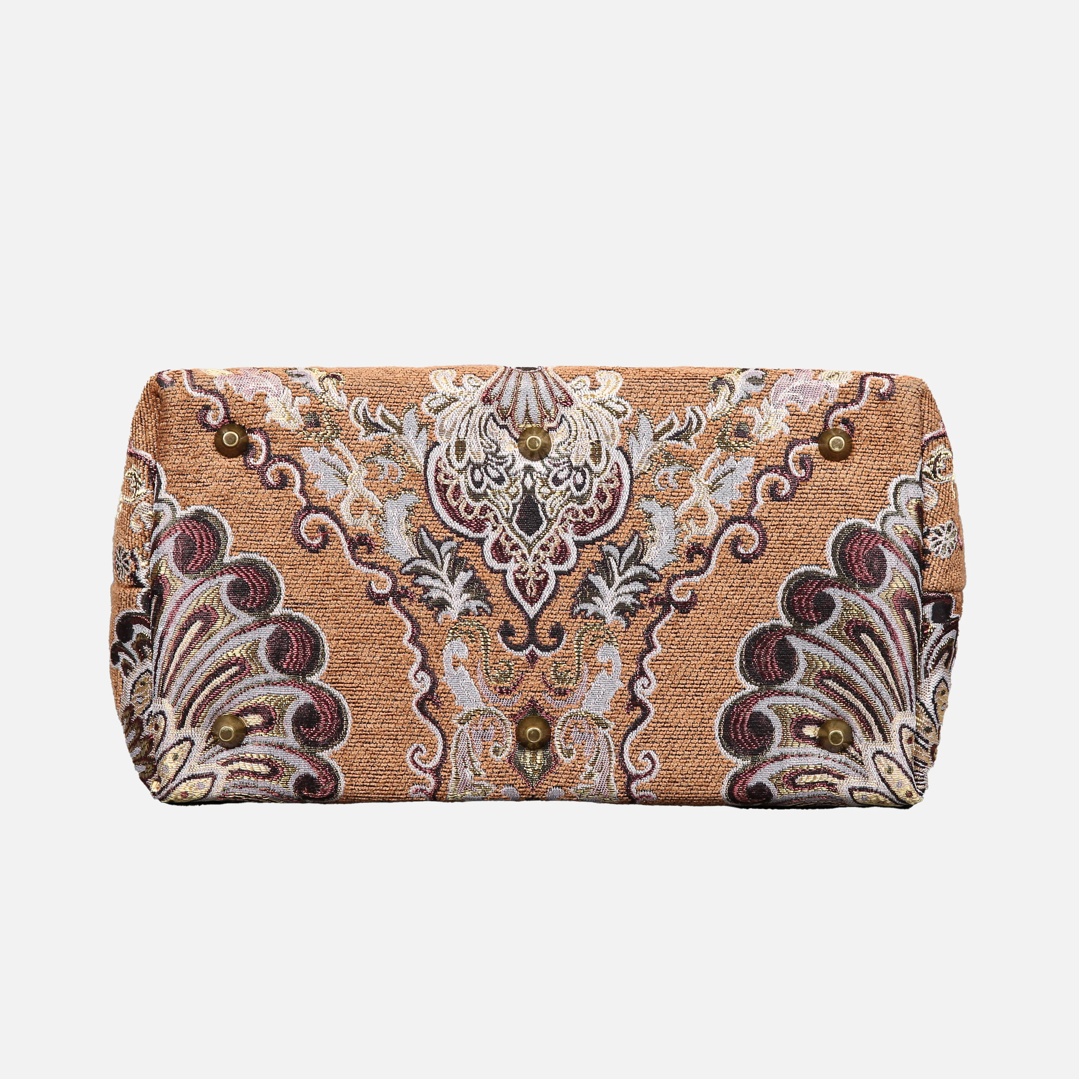Nostalgia Brown Carpet Handbag Purse - Image 4