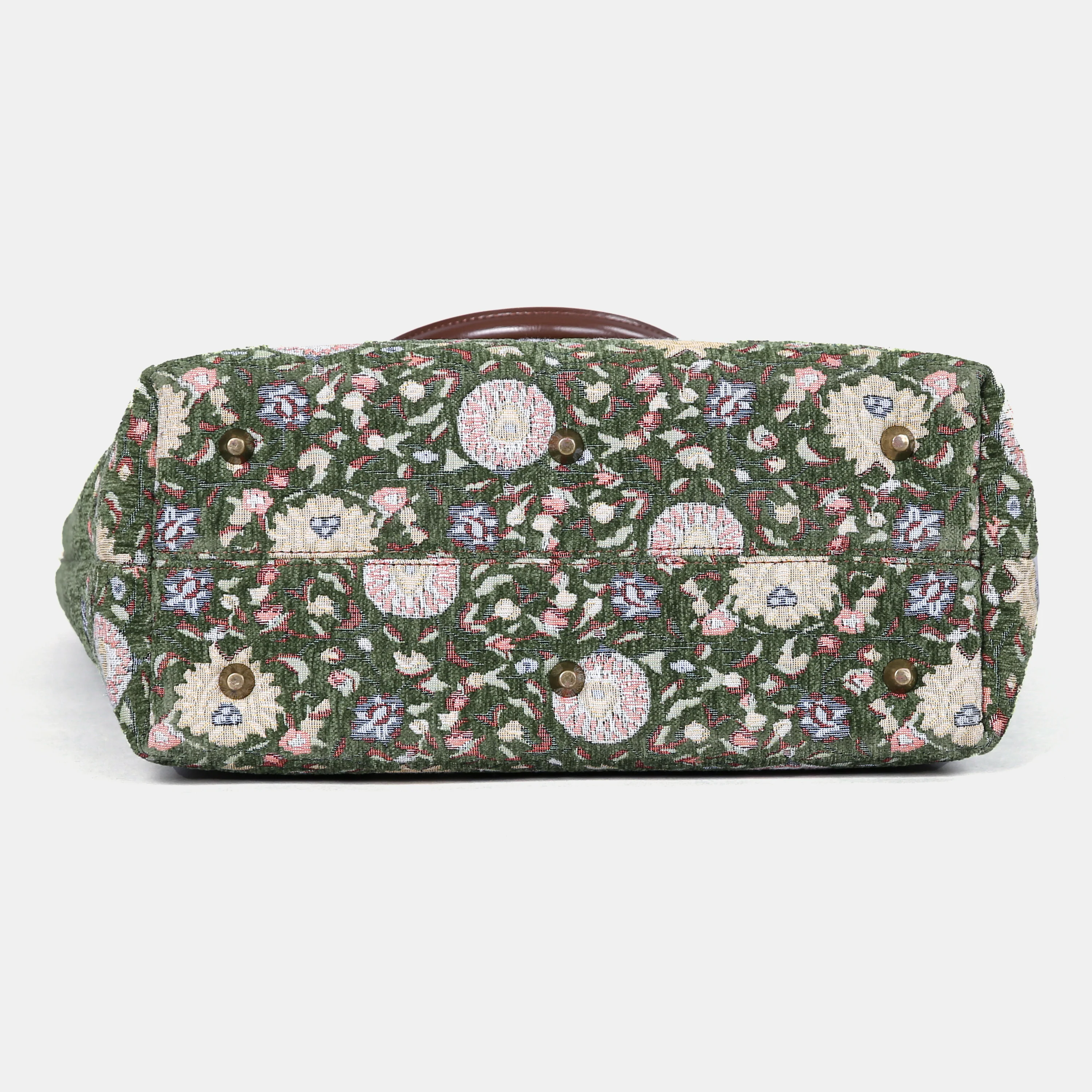 Oriental Arugula Green Carpet Tote Shopper - Image 5