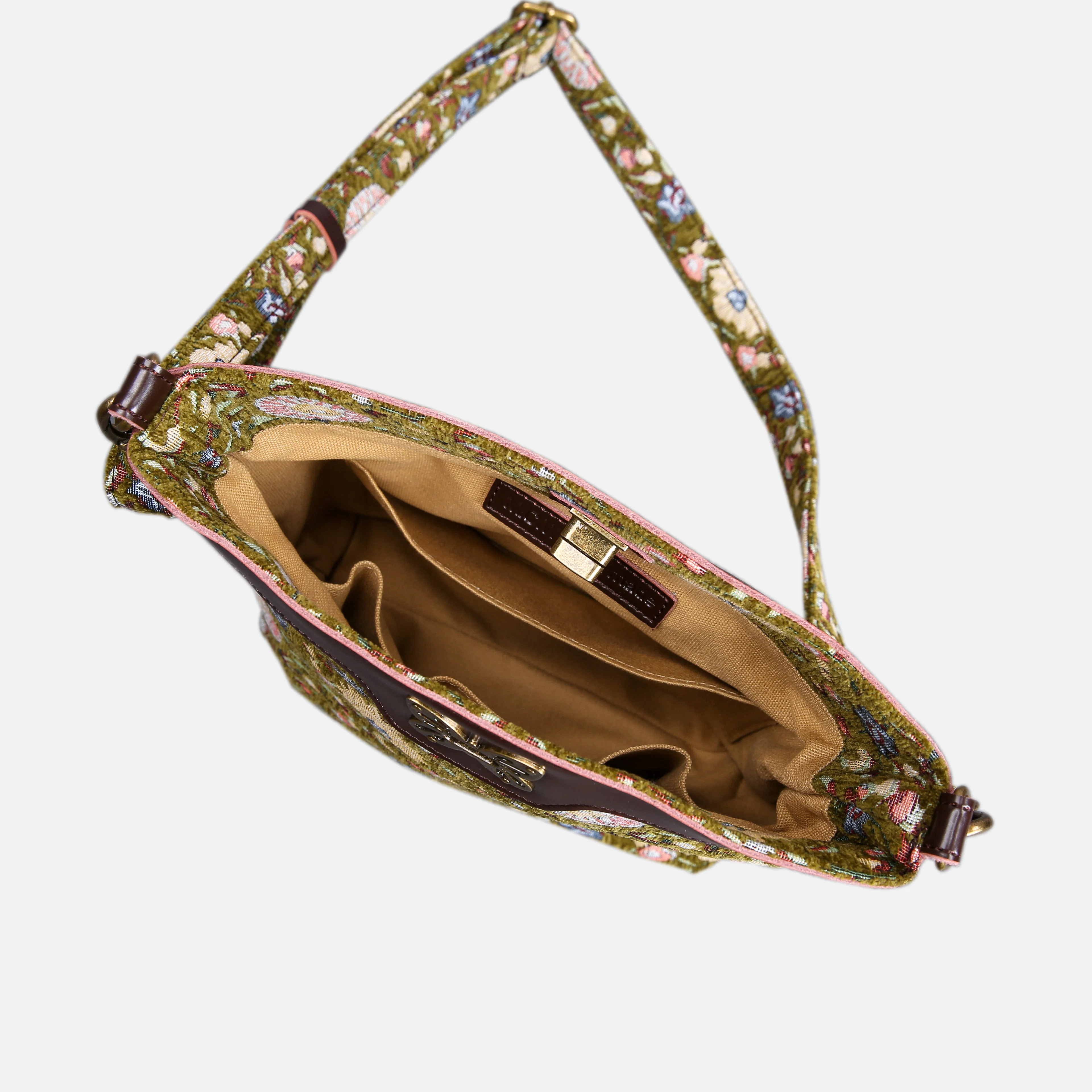 Oriental Avocado Butterfly Crossbody Bag - Image 4