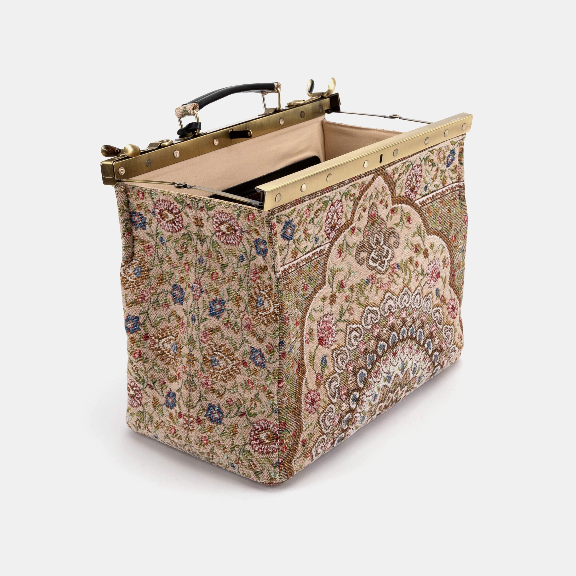 Oriental Beige Celine Carpet Gladstone Bag - Image 10