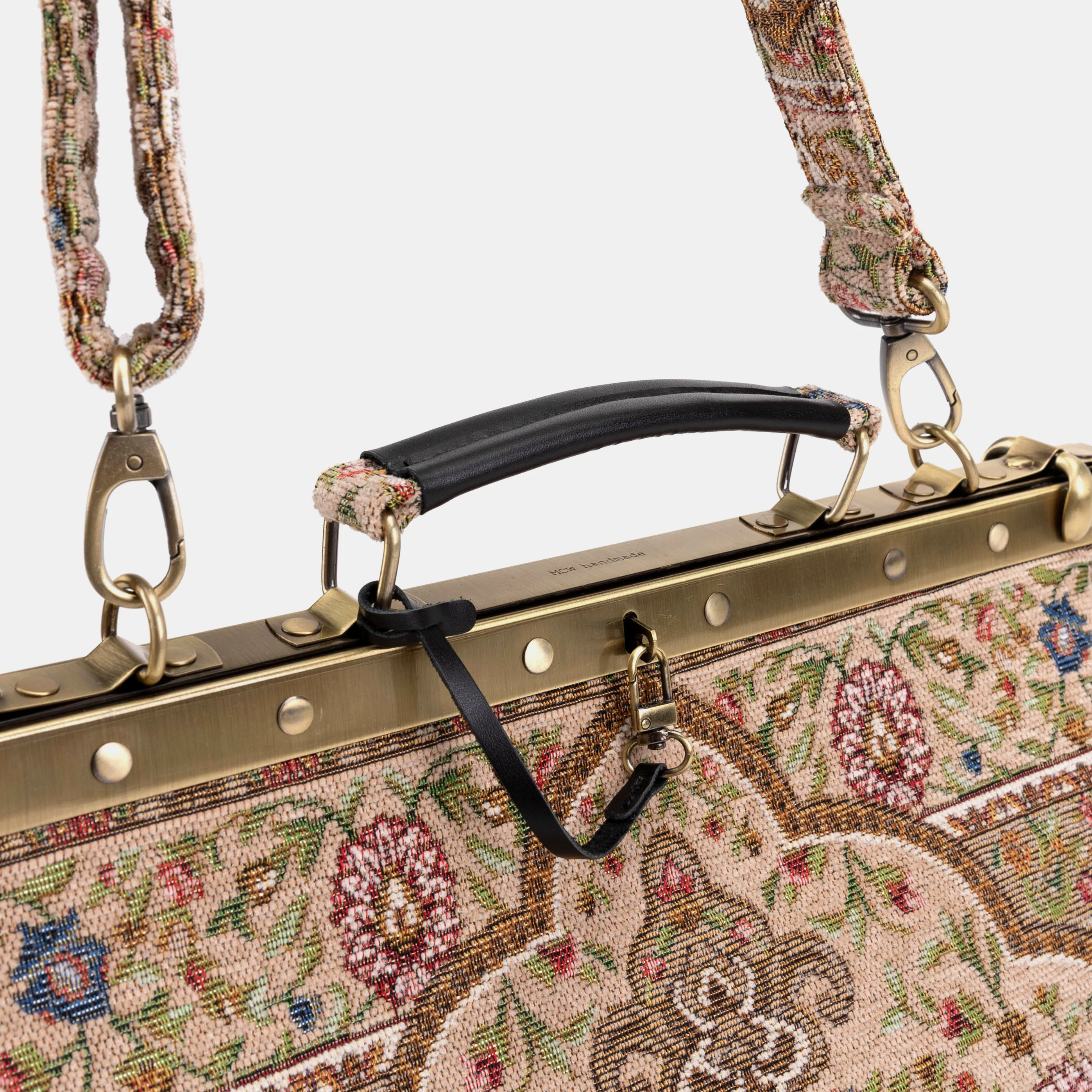 Oriental Beige Celine Carpet Gladstone Bag - Image 4