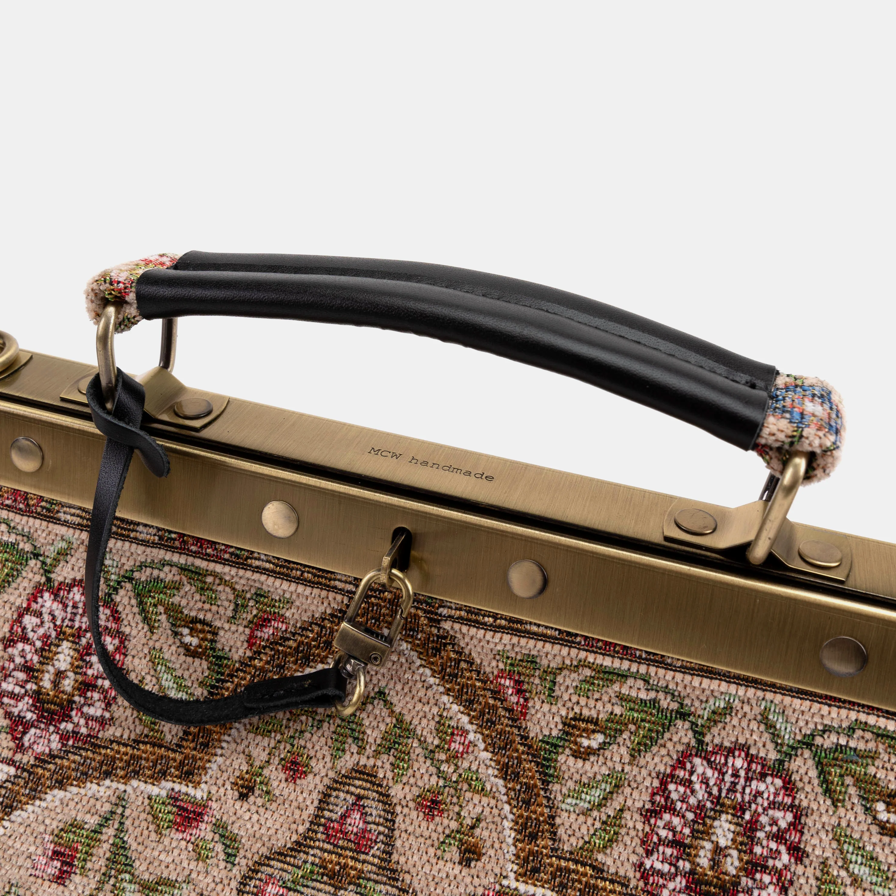 Oriental Beige Celine Carpet Gladstone Bag - Image 5