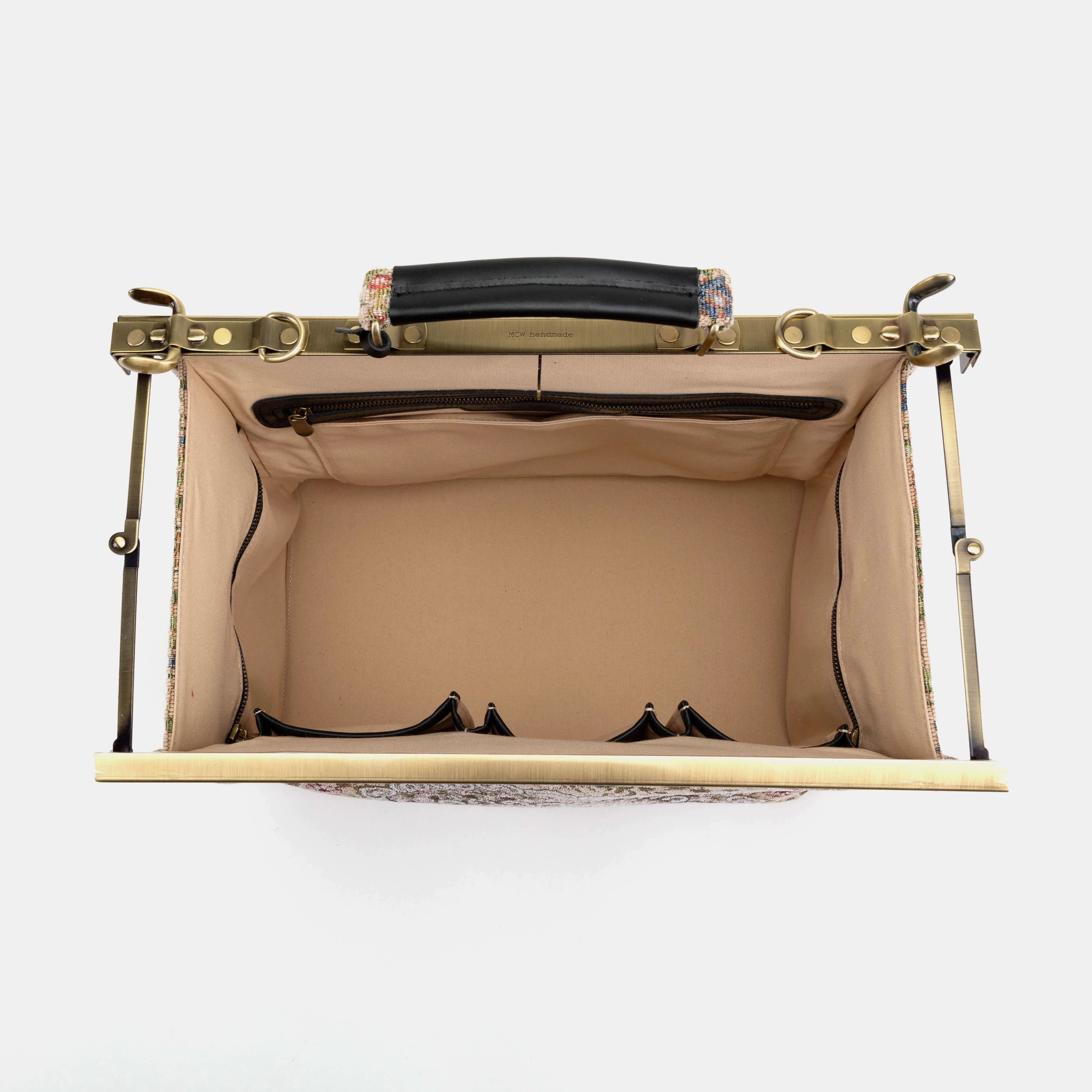 Oriental Beige Celine Carpet Gladstone Bag - Image 8