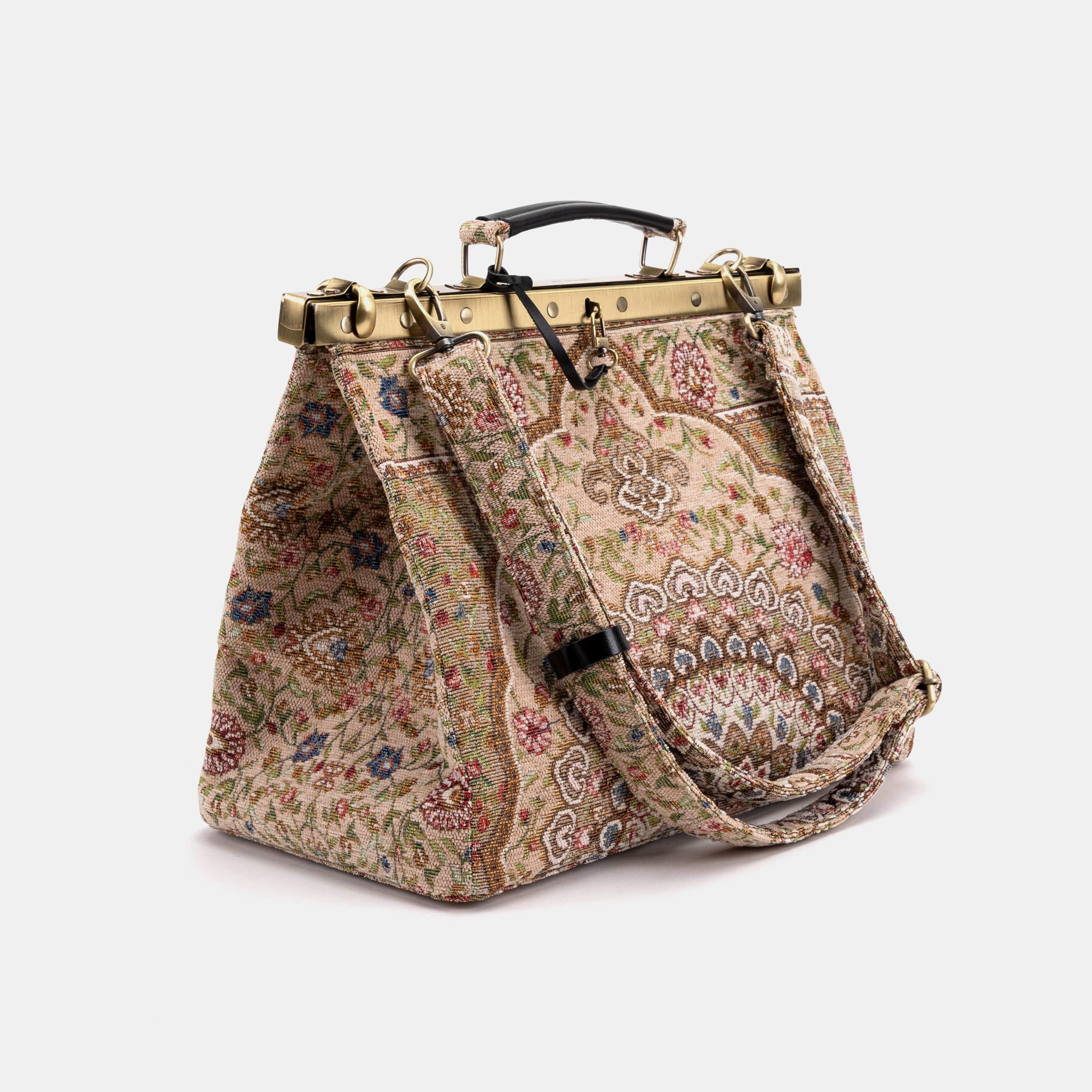 Oriental Beige Celine Carpet Gladstone Bag - Image 9