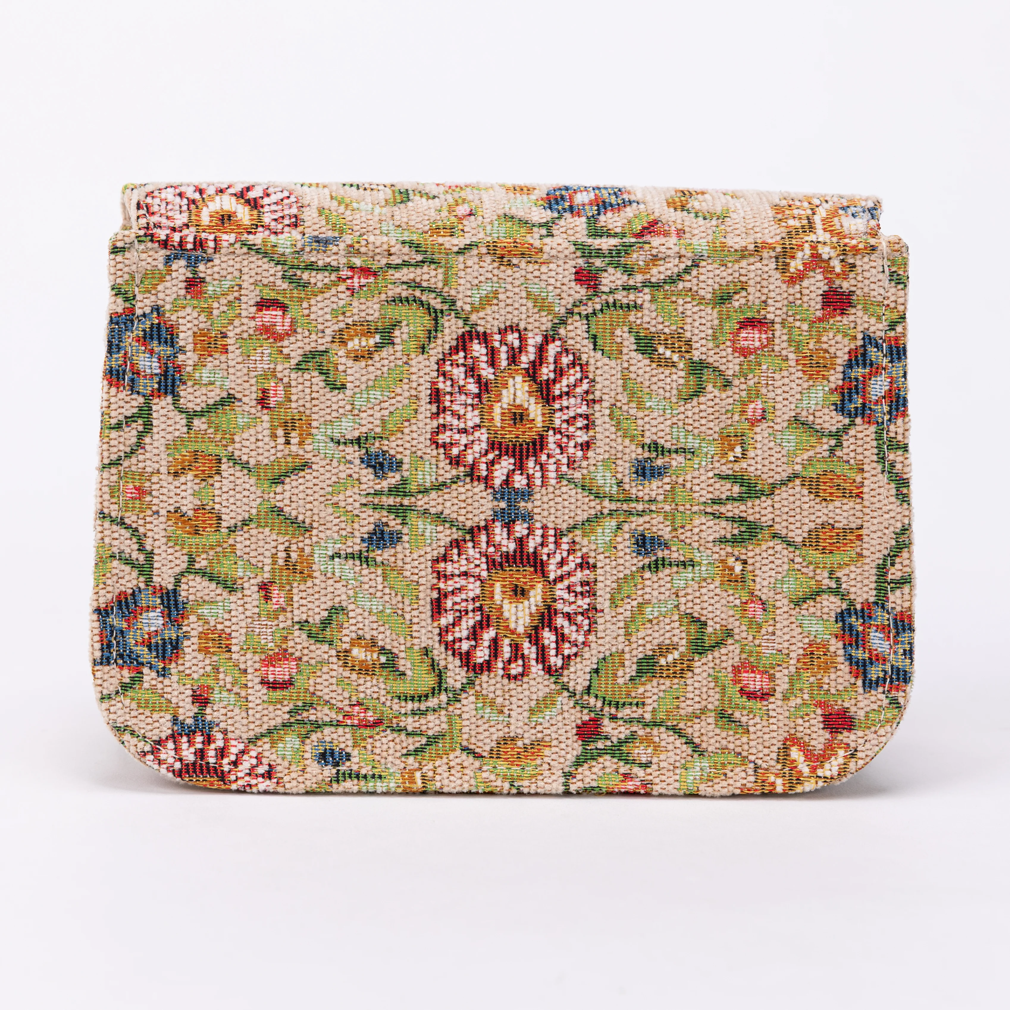 Oriental Beige Flap Crossbody Bag - Image 4
