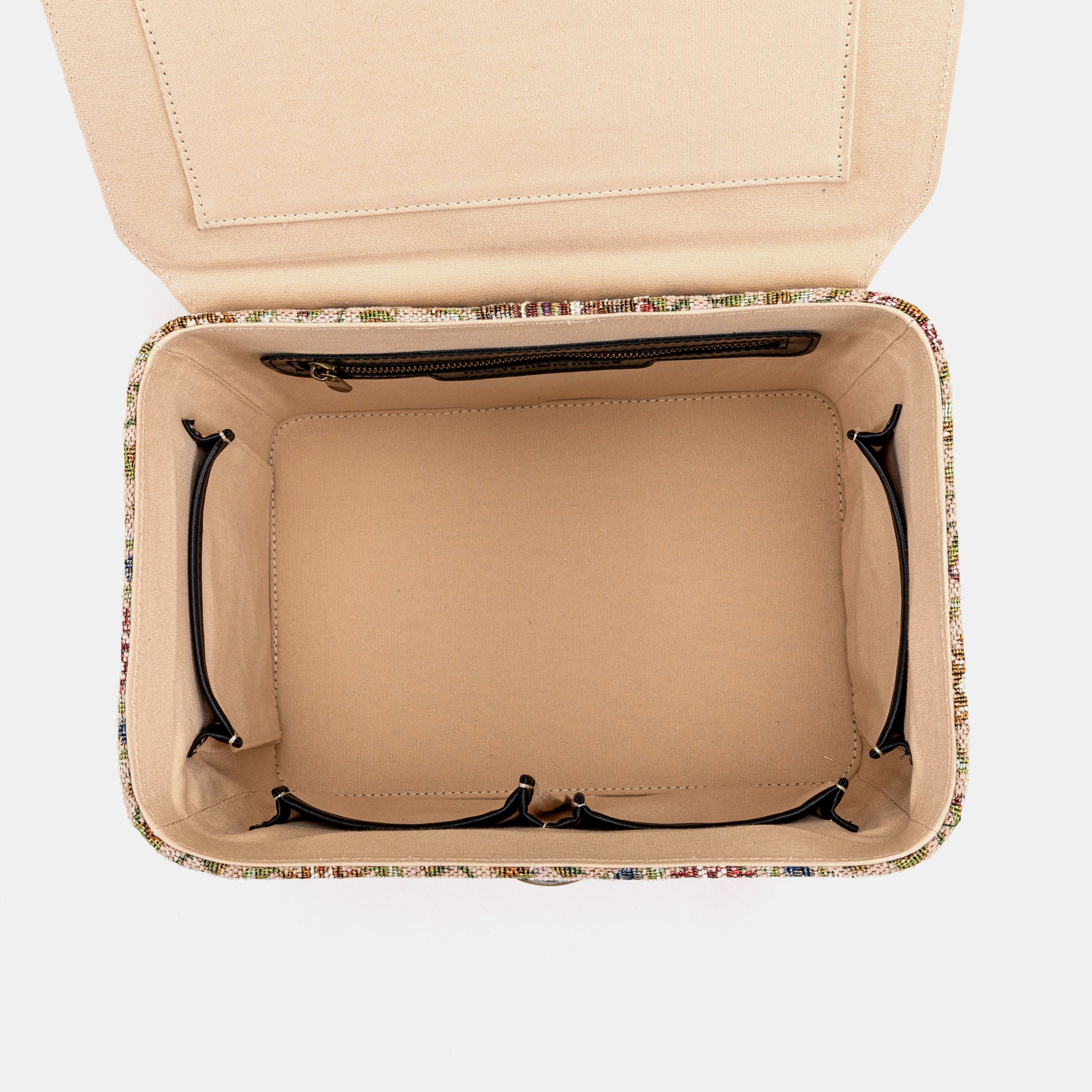 Oriental Beige Josephine Large Train Case - Image 5
