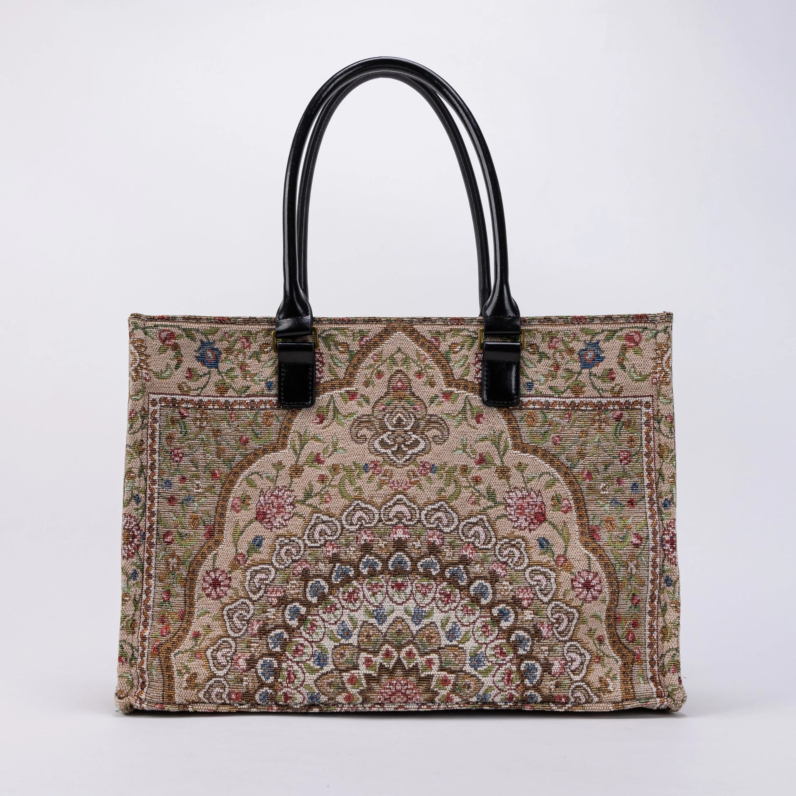 Oriental Beige Laptop Work Tote