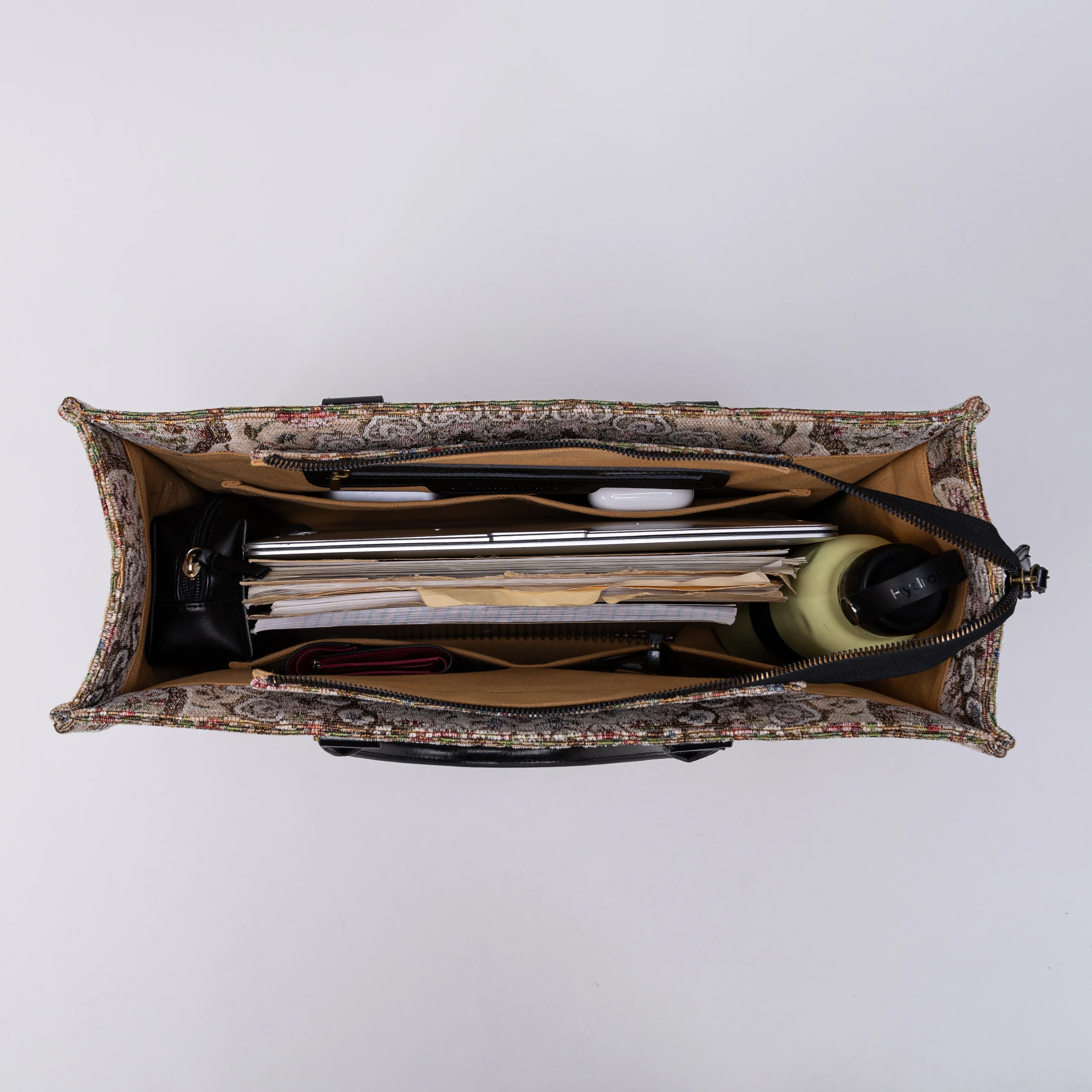 Oriental Beige Laptop Work Tote - Image 6