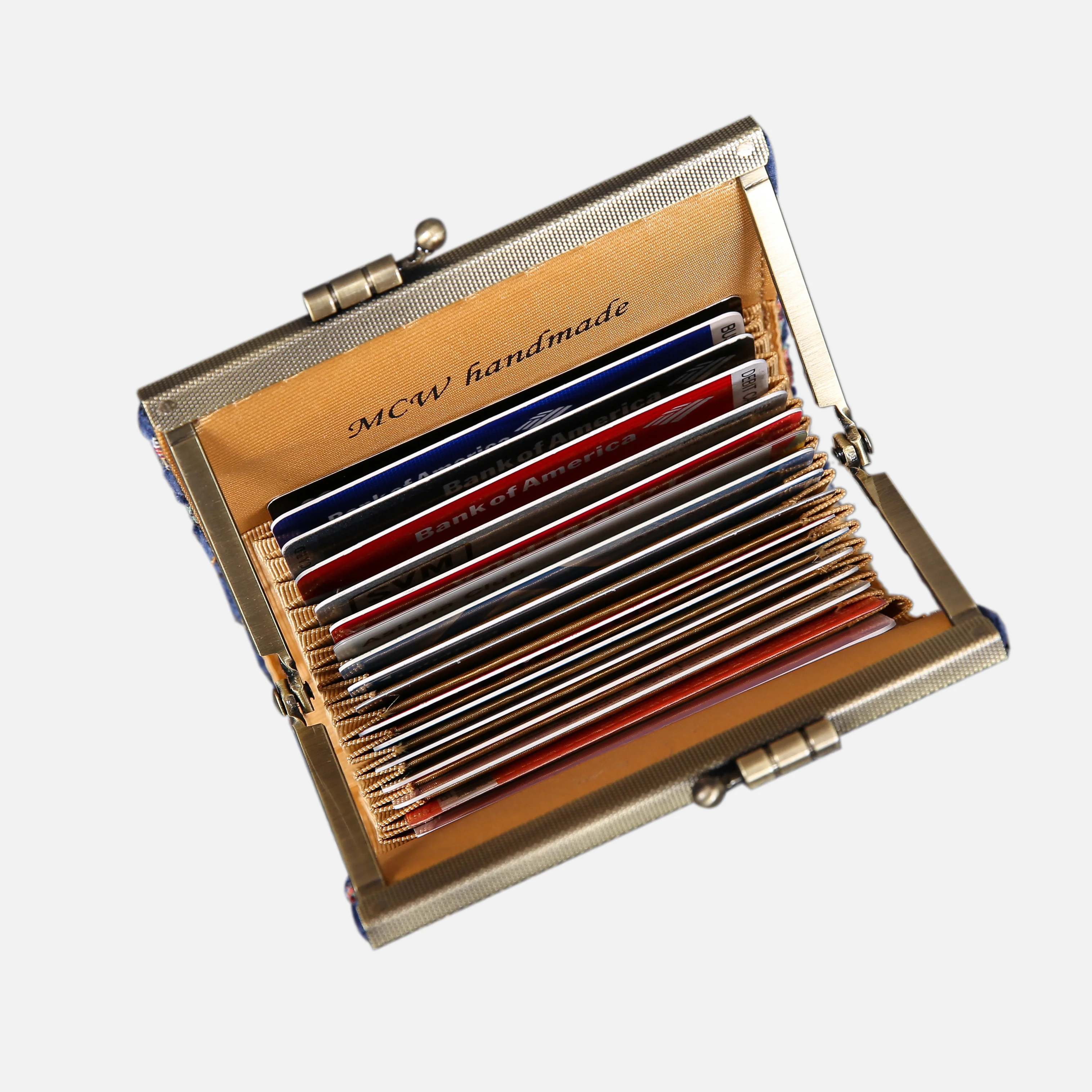 Oriental Blue Card Wallet - Image 5