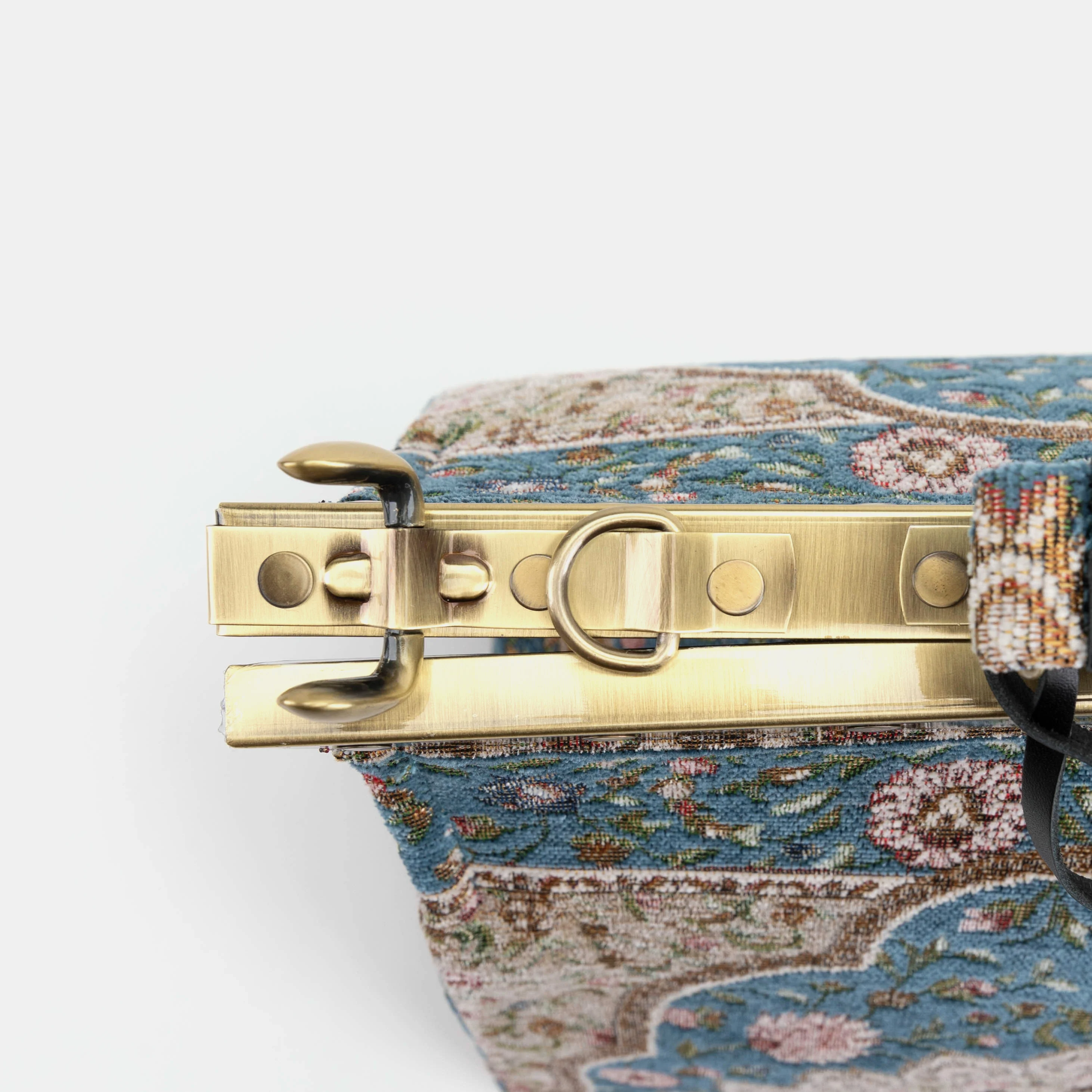 Oriental Blue Celine Carpet Gladstone Bag - Image 6