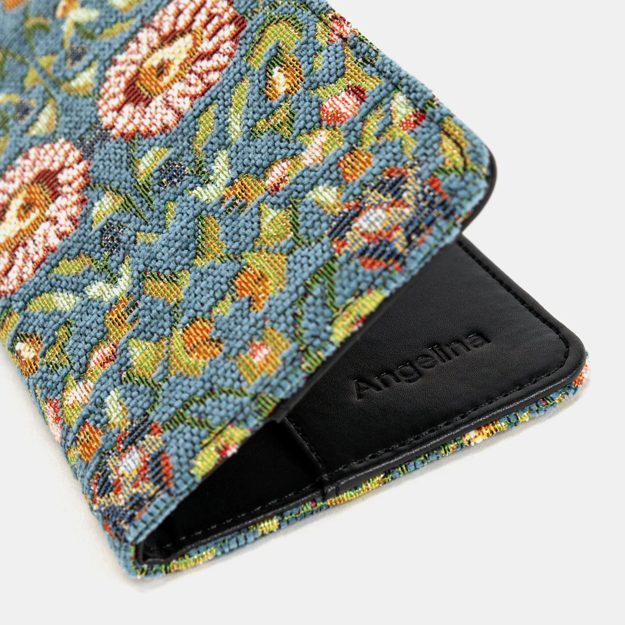Oriental Blue Checkbook Cover - Image 4