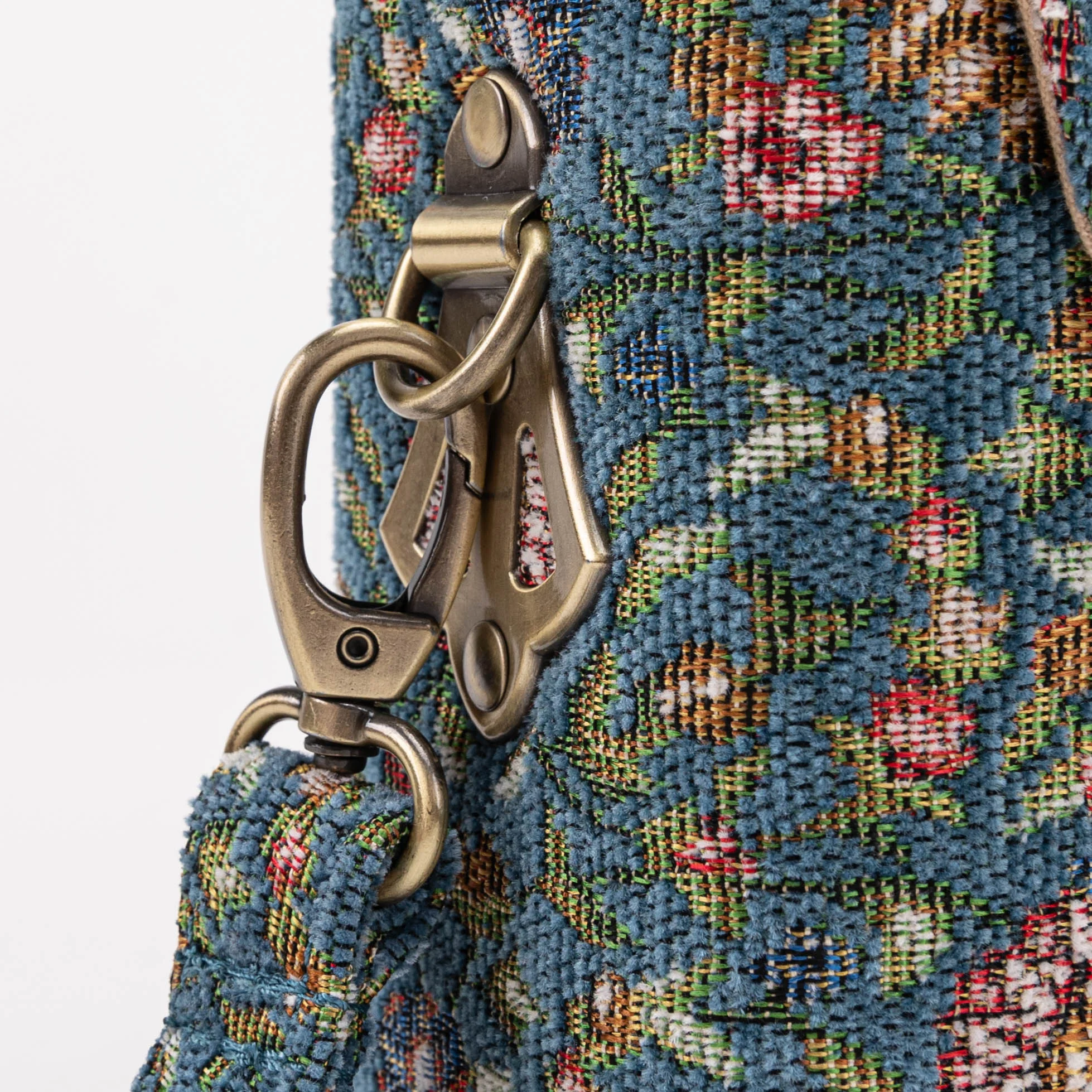 Oriental Blue Emma Small Train Case Crossbody - Image 8