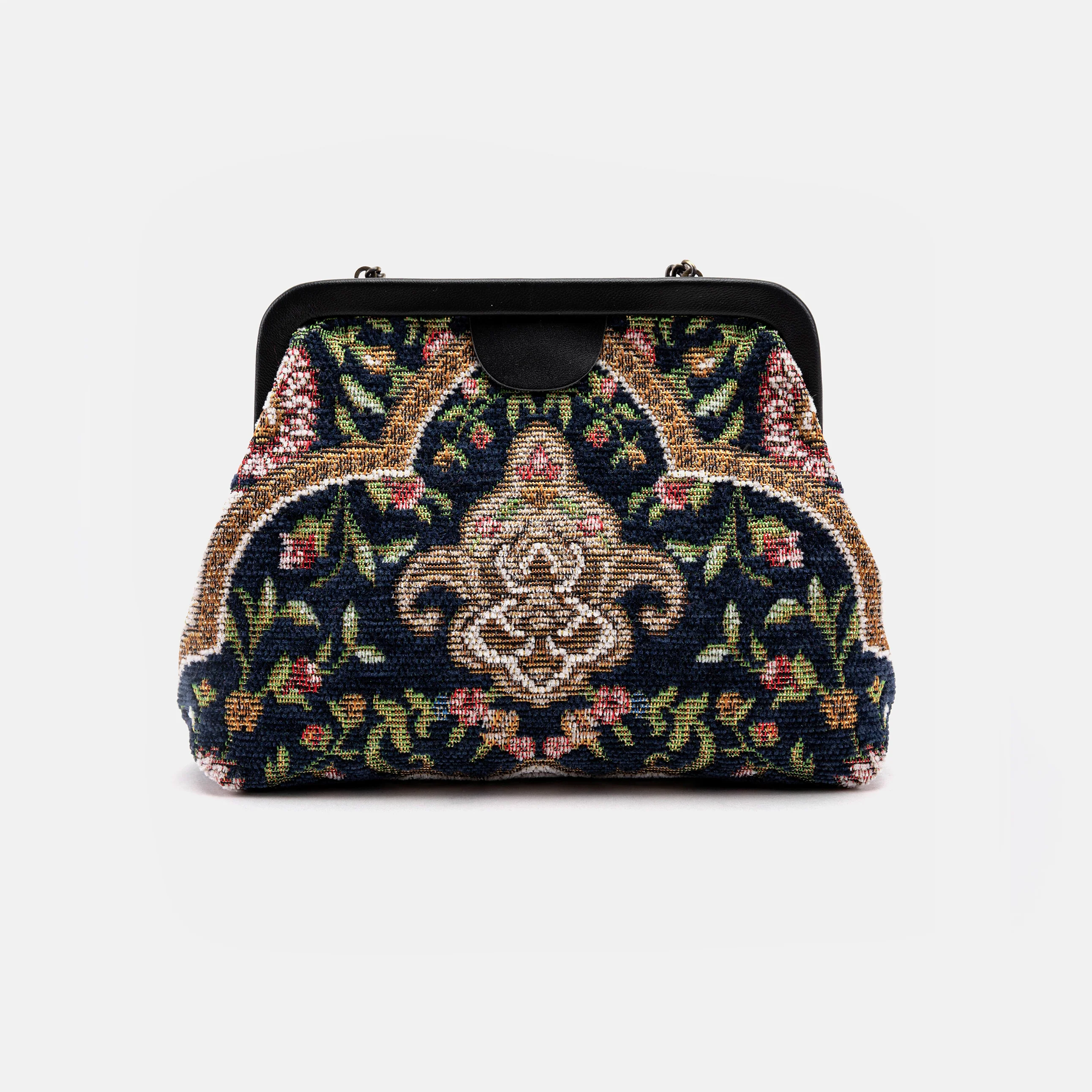Oriental Navy Alma Clutch - Image 4