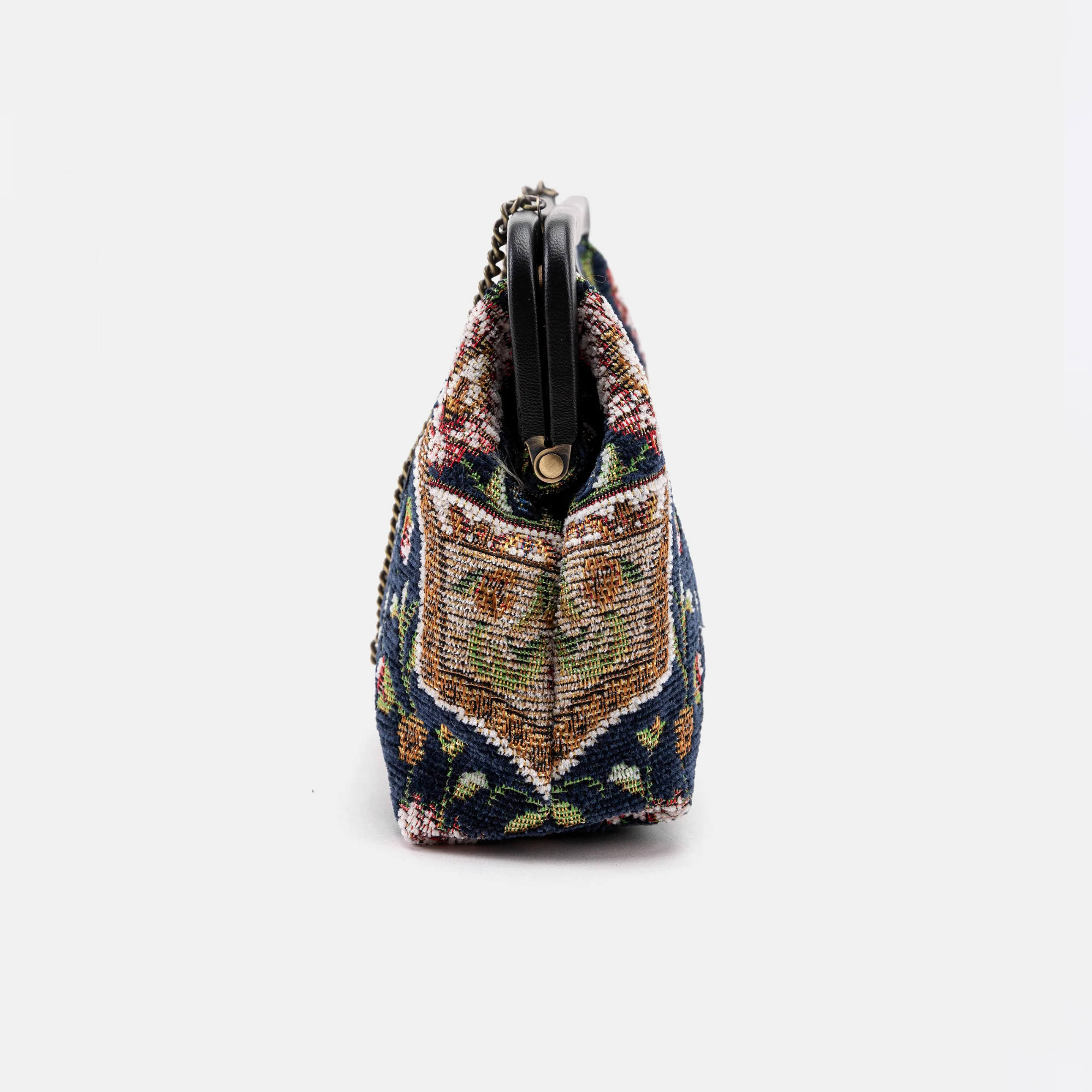 Oriental Navy Alma Clutch - Image 5