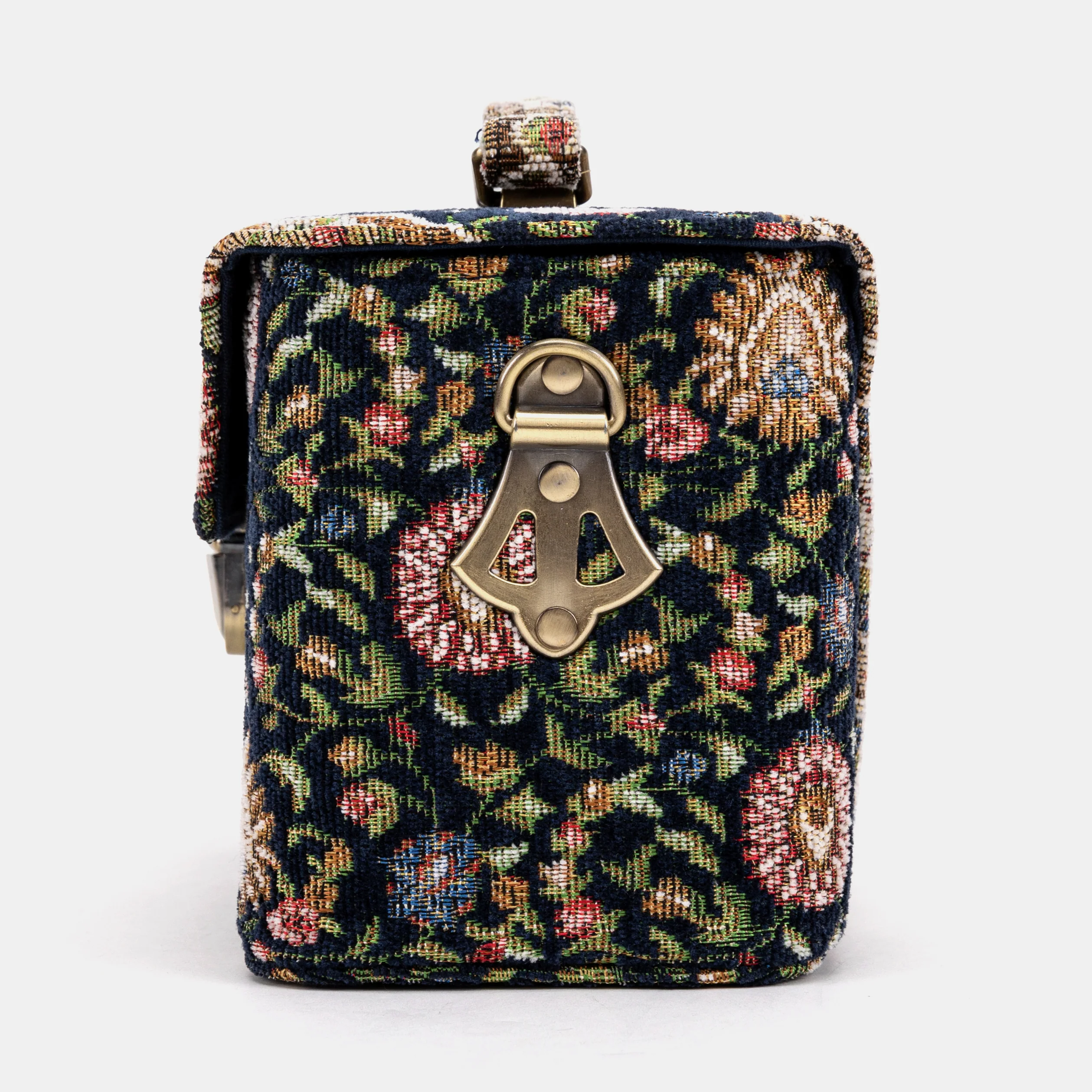 Oriental Navy Clara Medium Train Case Purse - Image 5