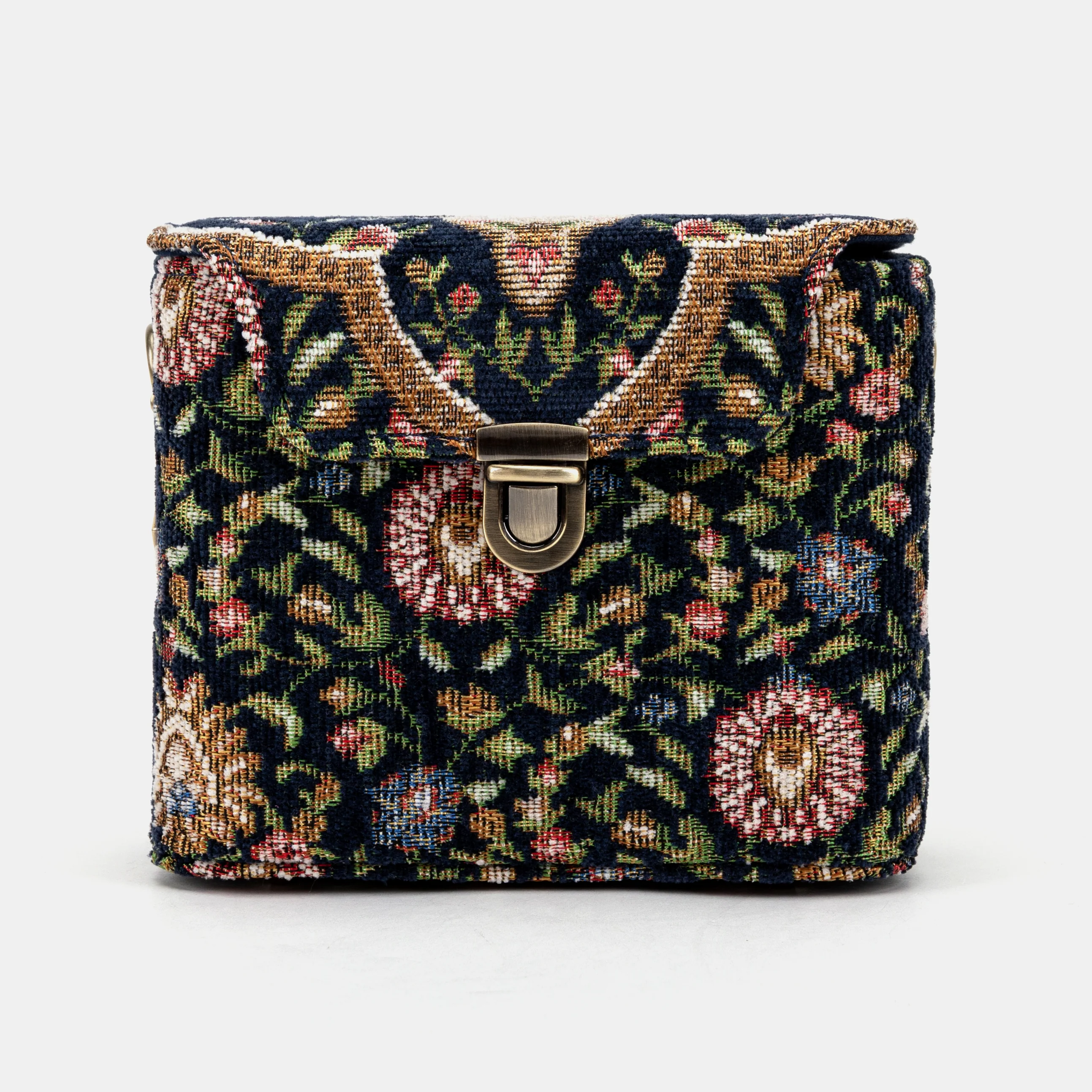Oriental Navy Emma Small Train Case Crossbody - Image 3