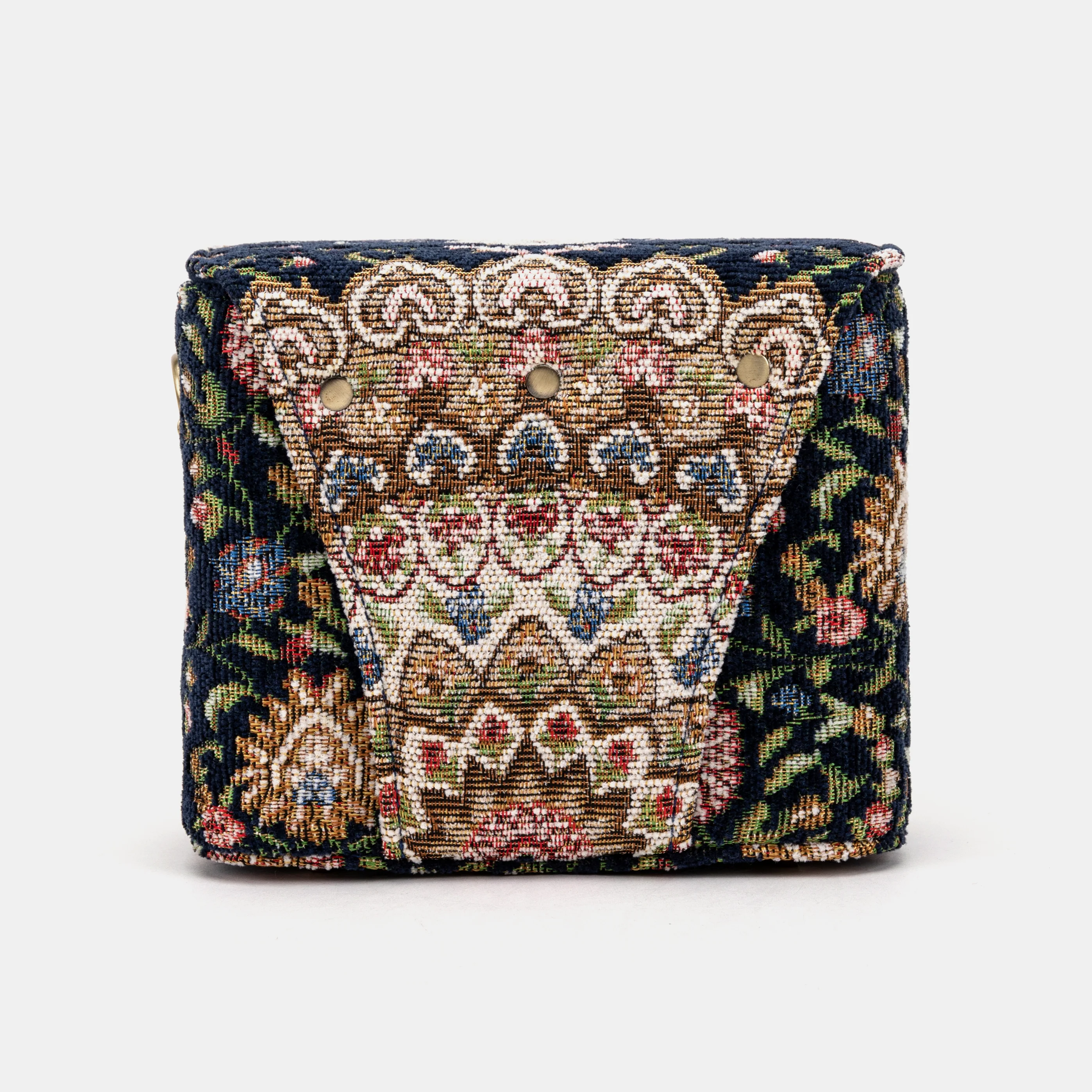 Oriental Navy Emma Small Train Case Crossbody - Image 7