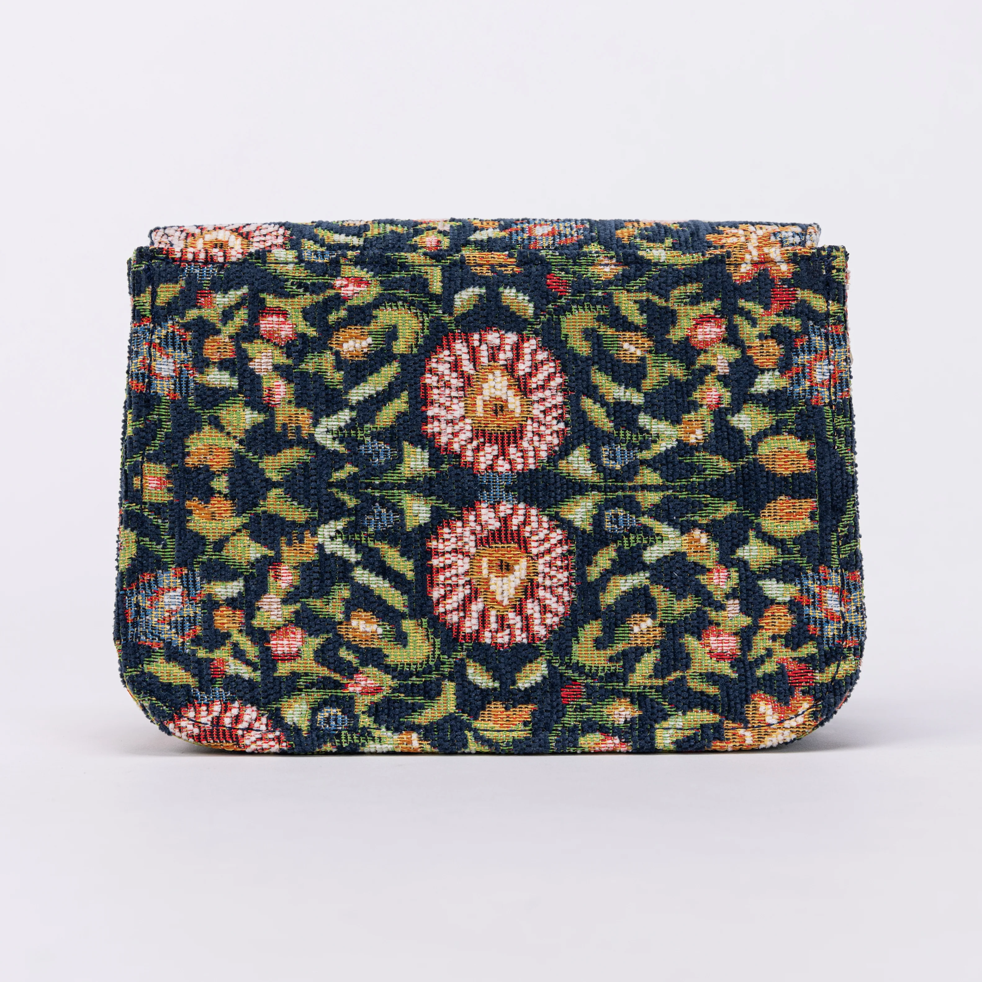 Oriental Navy Flap Crossbody Bag - Image 4