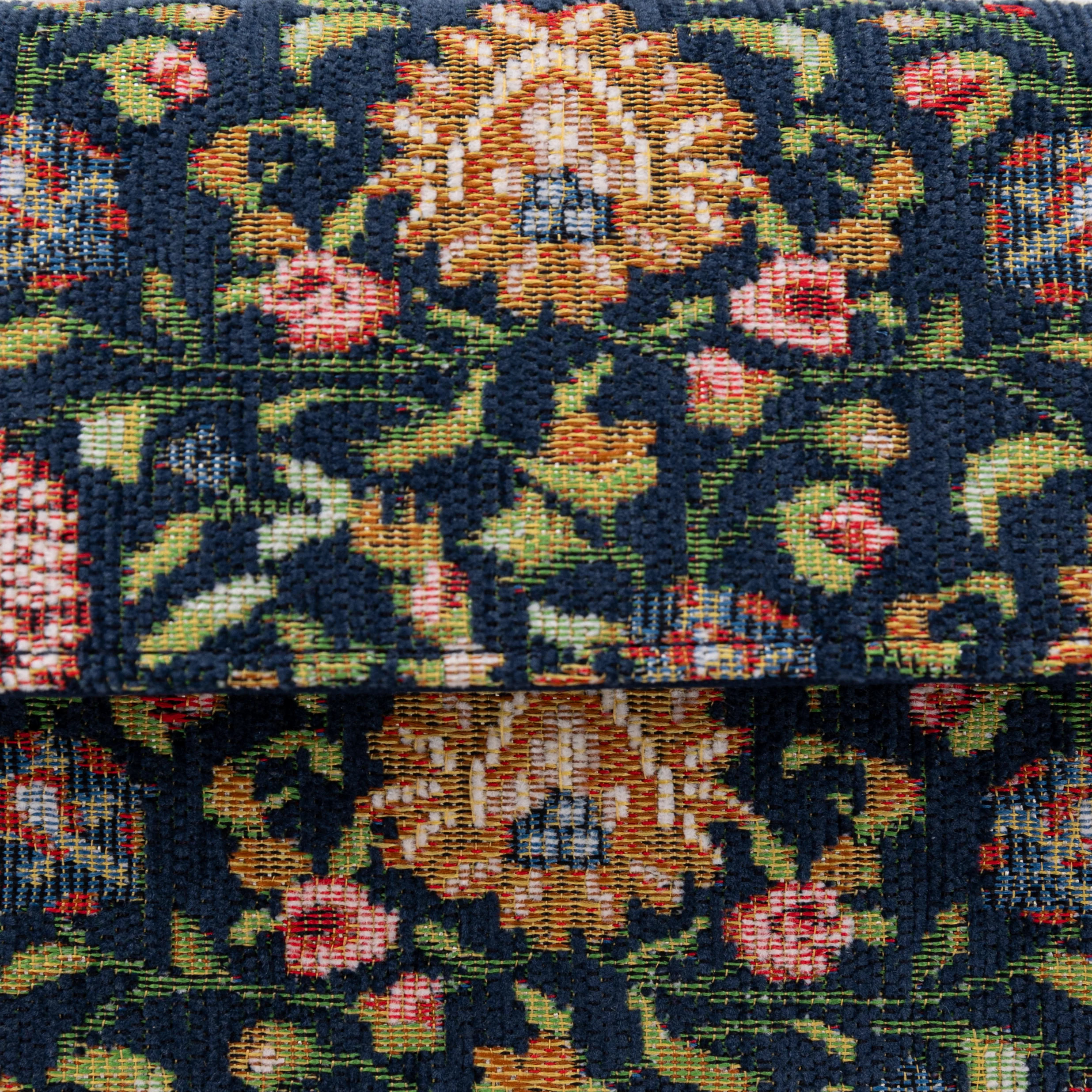 Oriental Navy Flap Crossbody Bag - Image 7