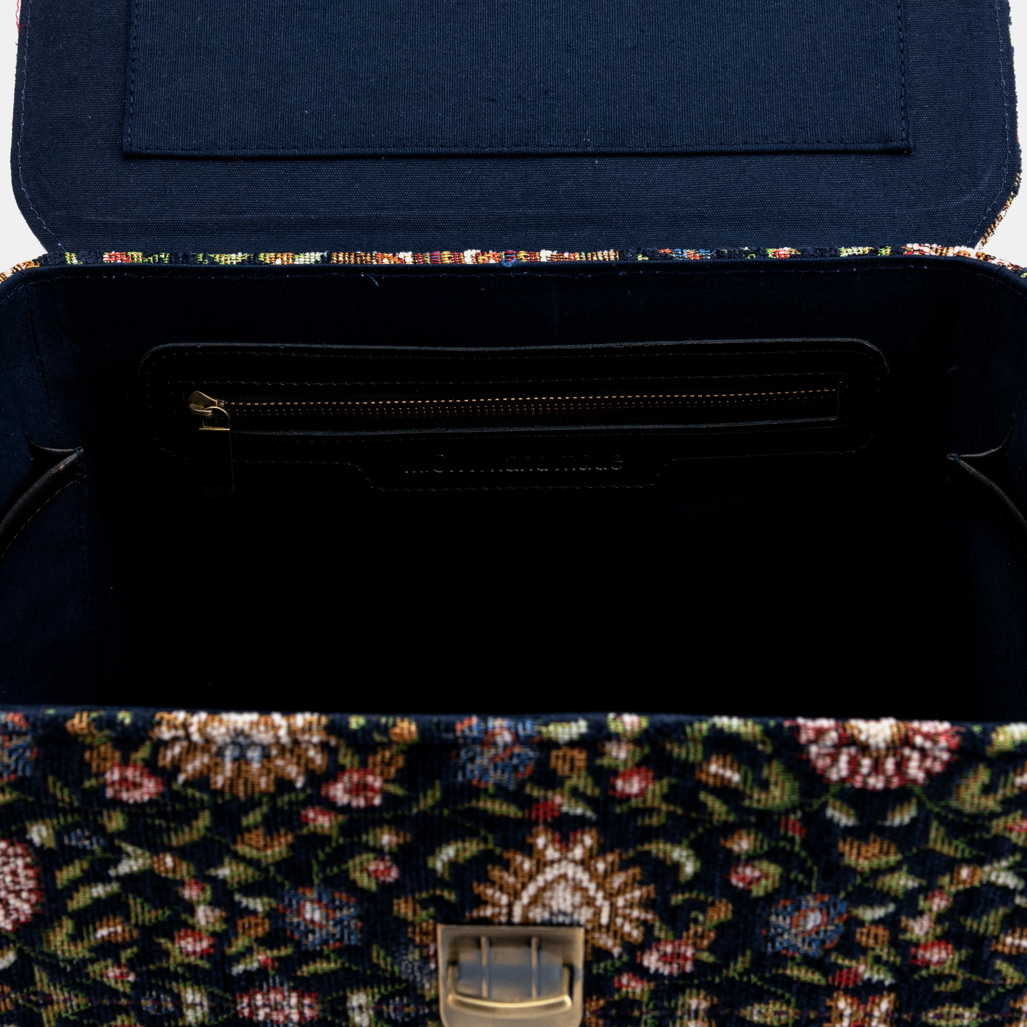 Oriental Navy Josephine Large Train Case - Image 10