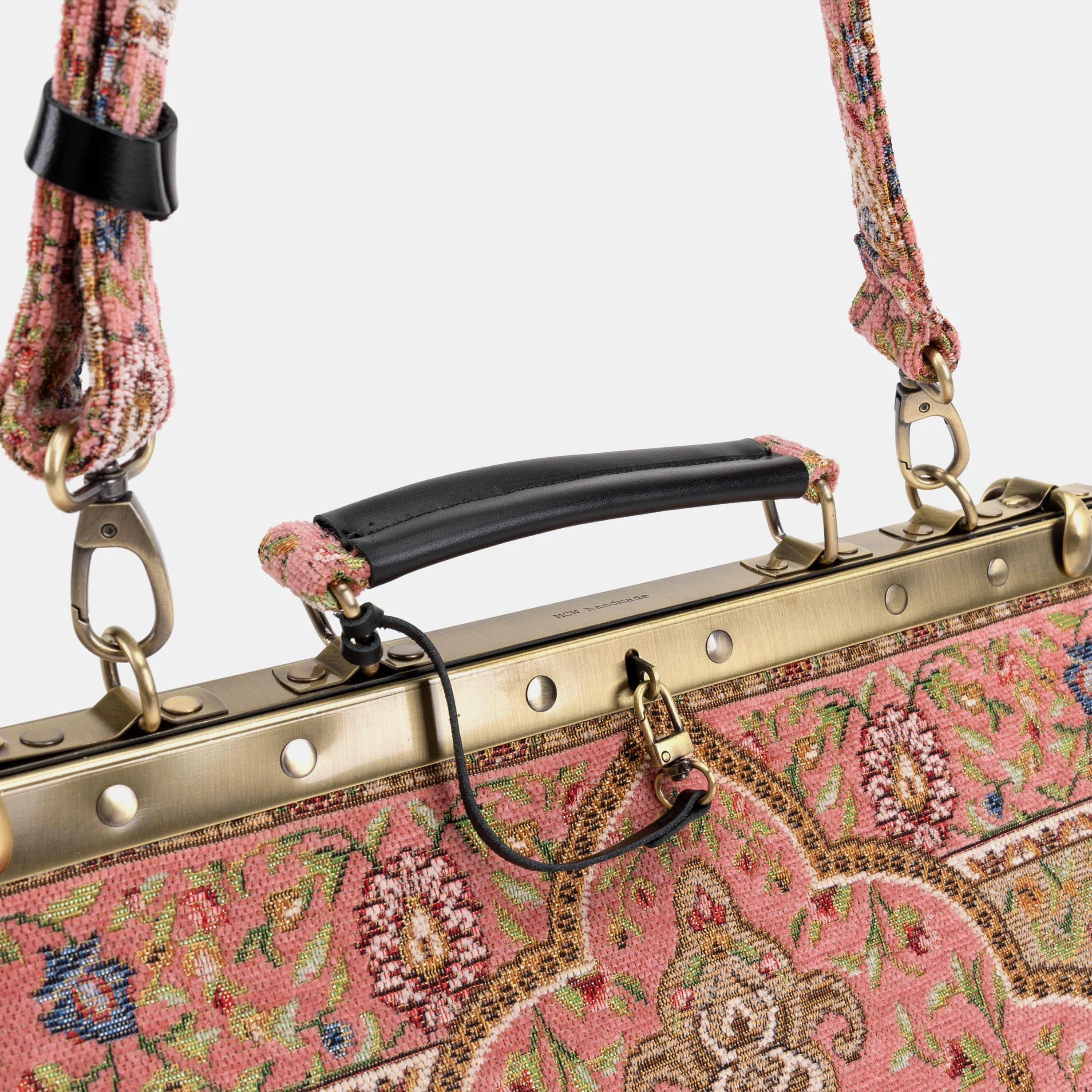 Oriental Pink Celine Carpet Gladstone Bag - Image 4