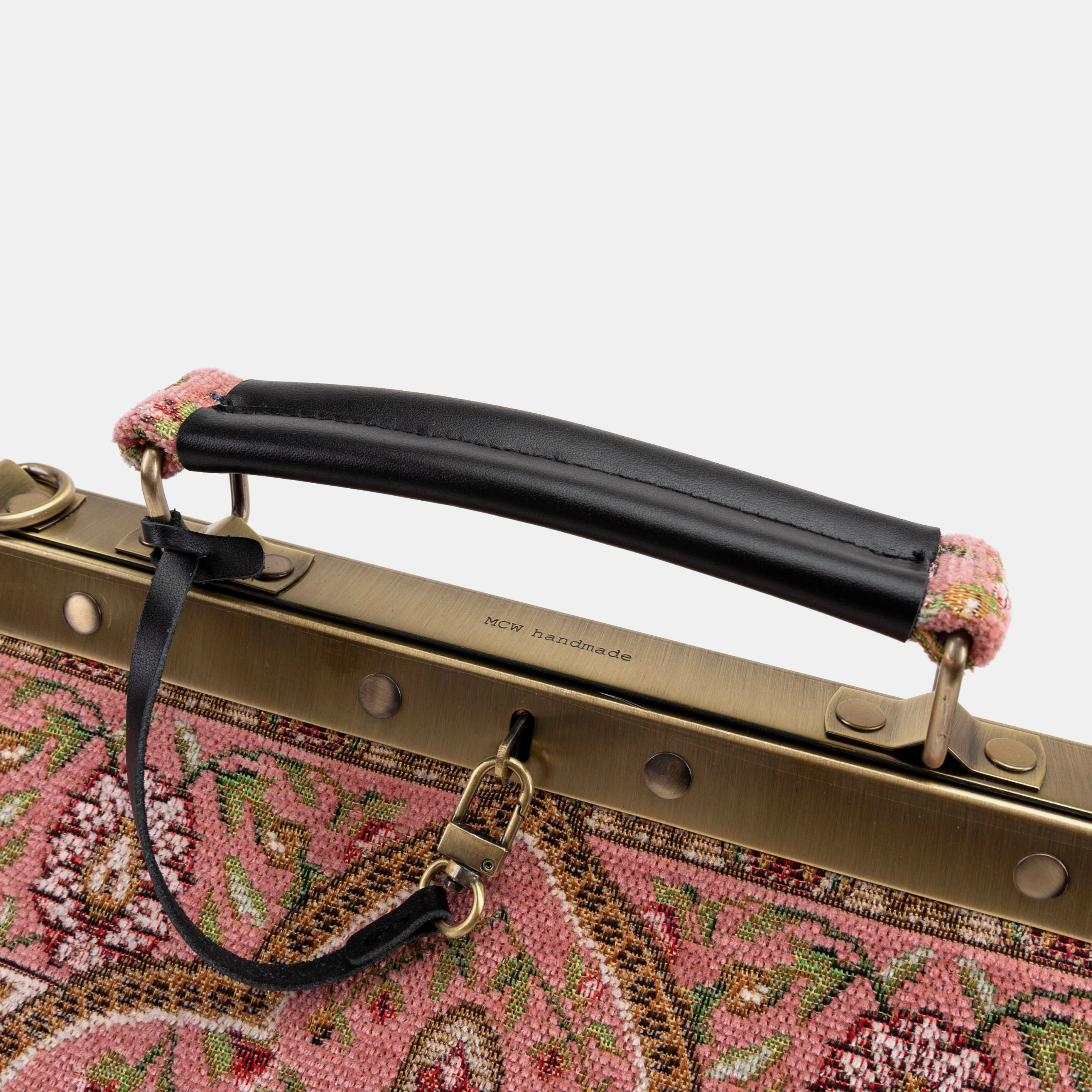 Oriental Pink Celine Carpet Gladstone Bag - Image 5