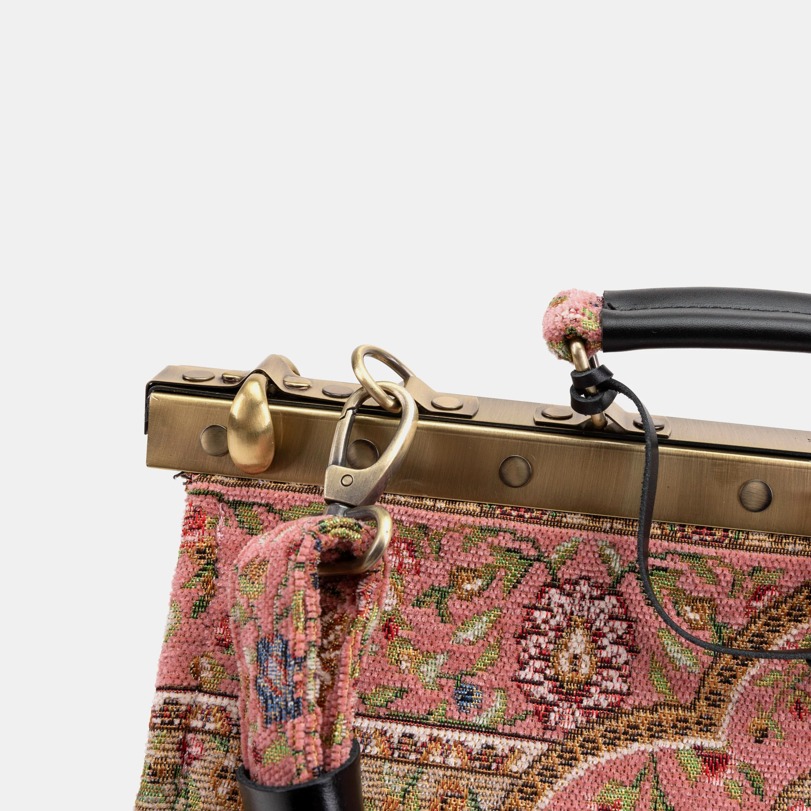 Oriental Pink Celine Carpet Gladstone Bag - Image 7